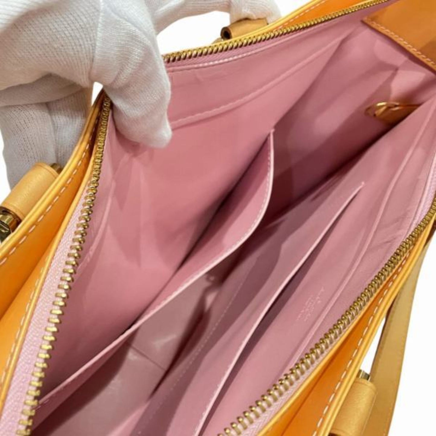 Louis Vuitton Yellow Shoulder Bag Tote Bag