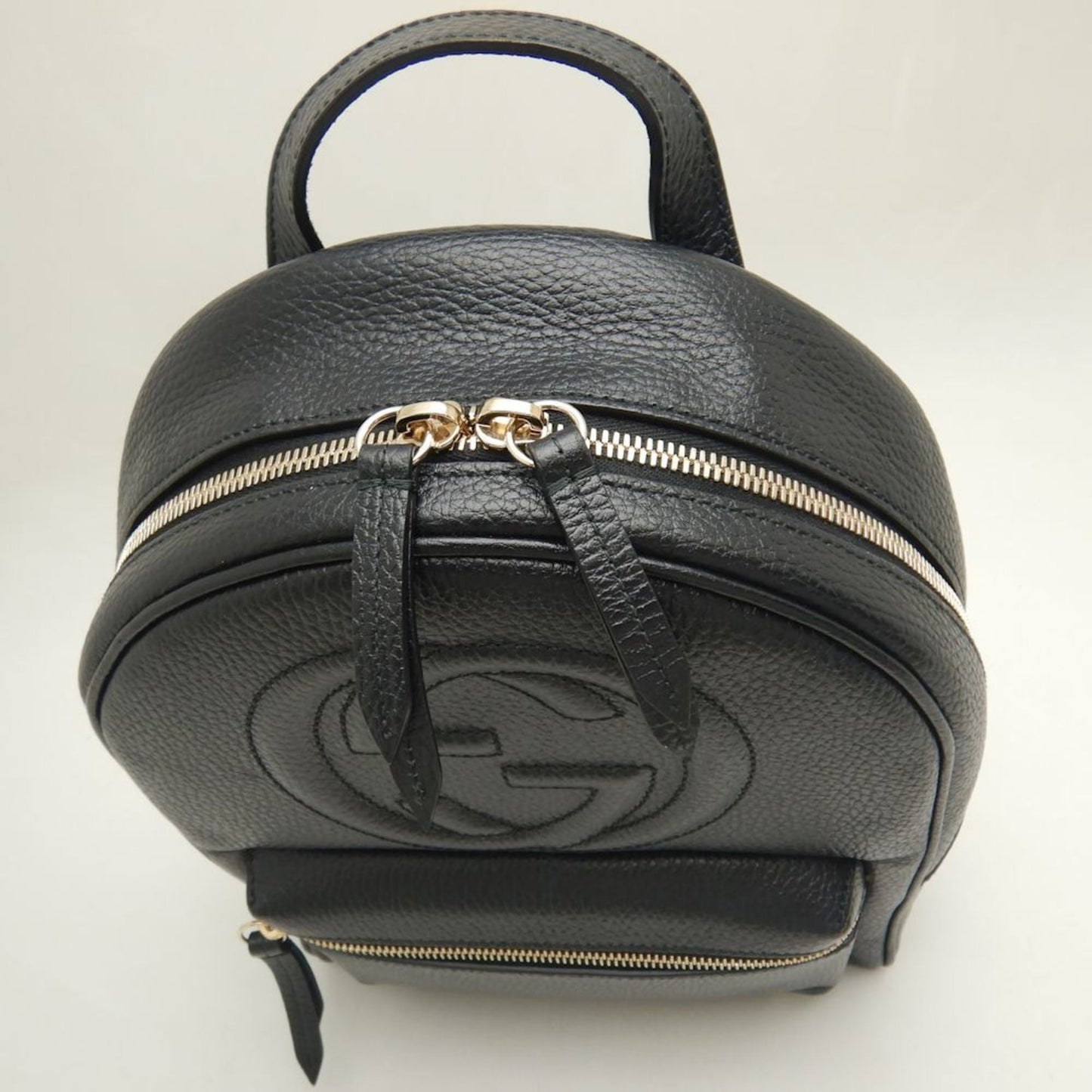 Gucci Soho Black Leather Backpack
