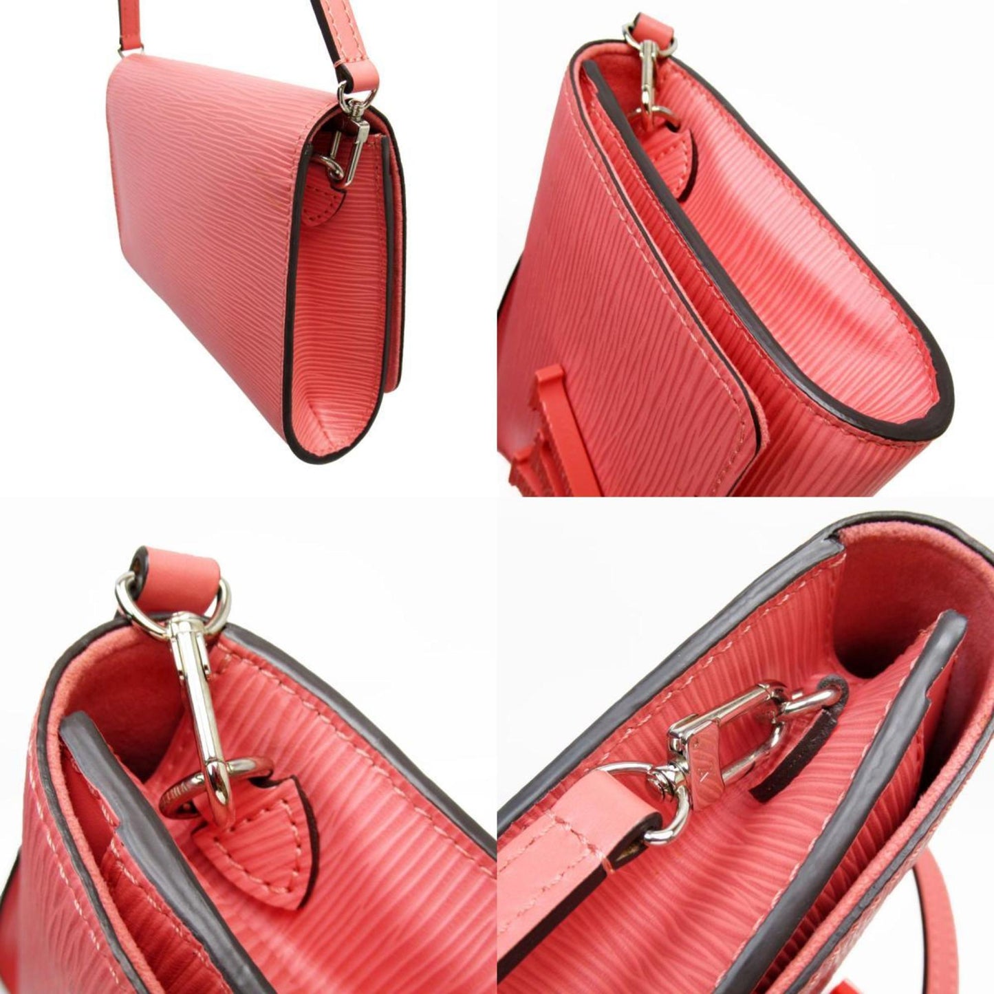 Louis Vuitton Pink Epi Leather Shoulder Bag