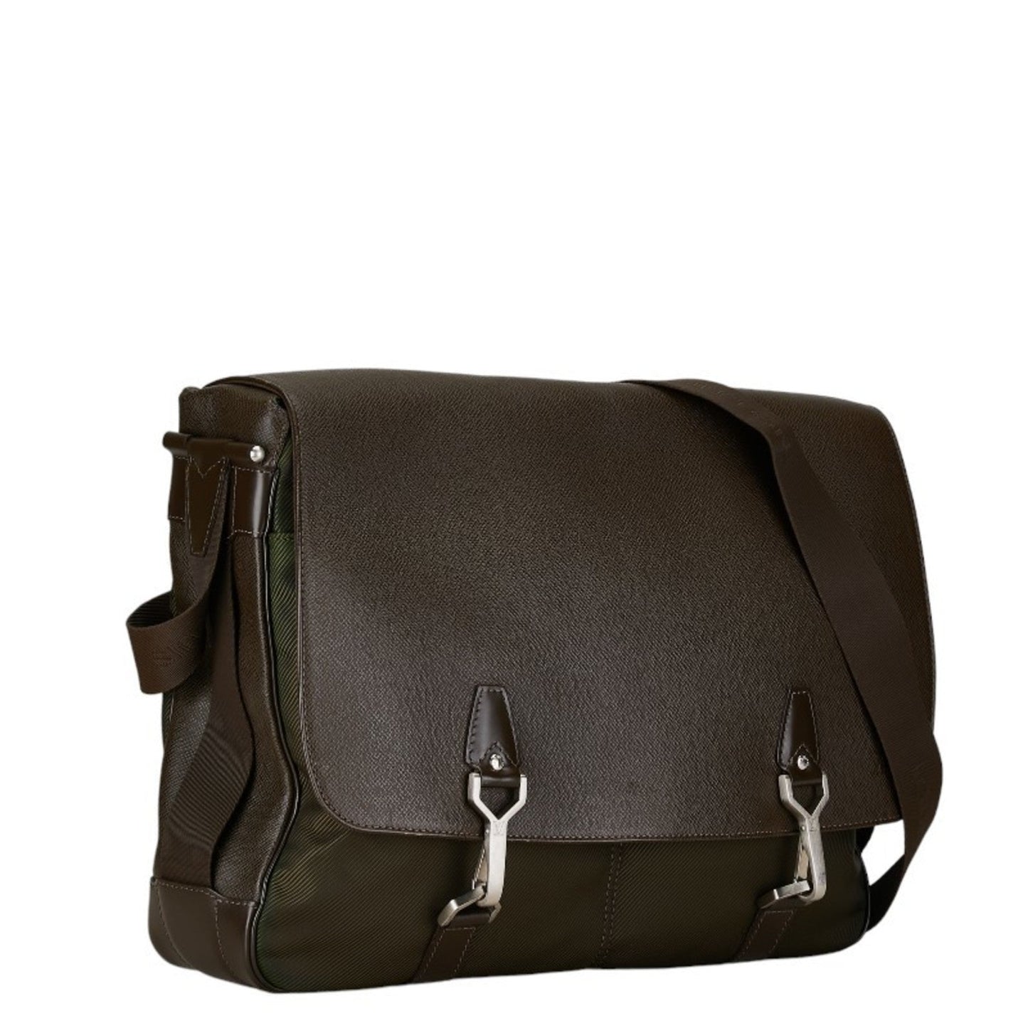 Louis Vuitton Acajou Brown Leather Shoulder Bag