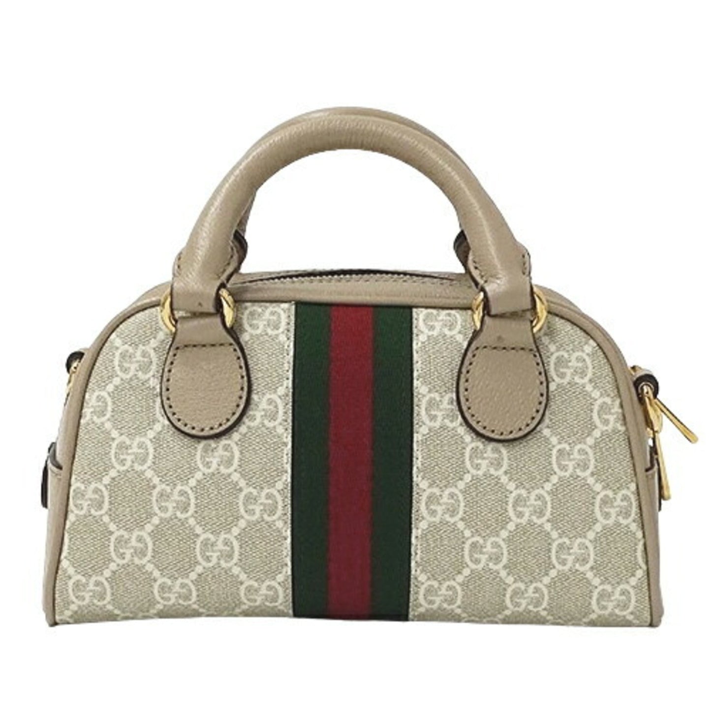 Gucci Beige Grayish Gg Supreme Canvas Handbag Shoulder Bag