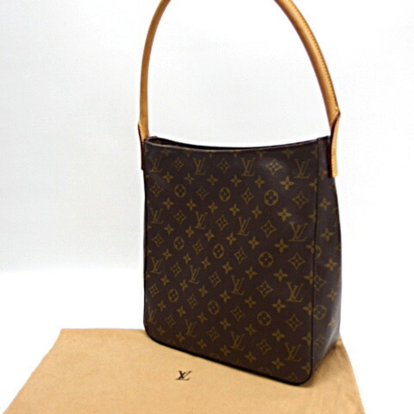 Louis Vuitton Brown Monogram Canvas Shoulder Bag