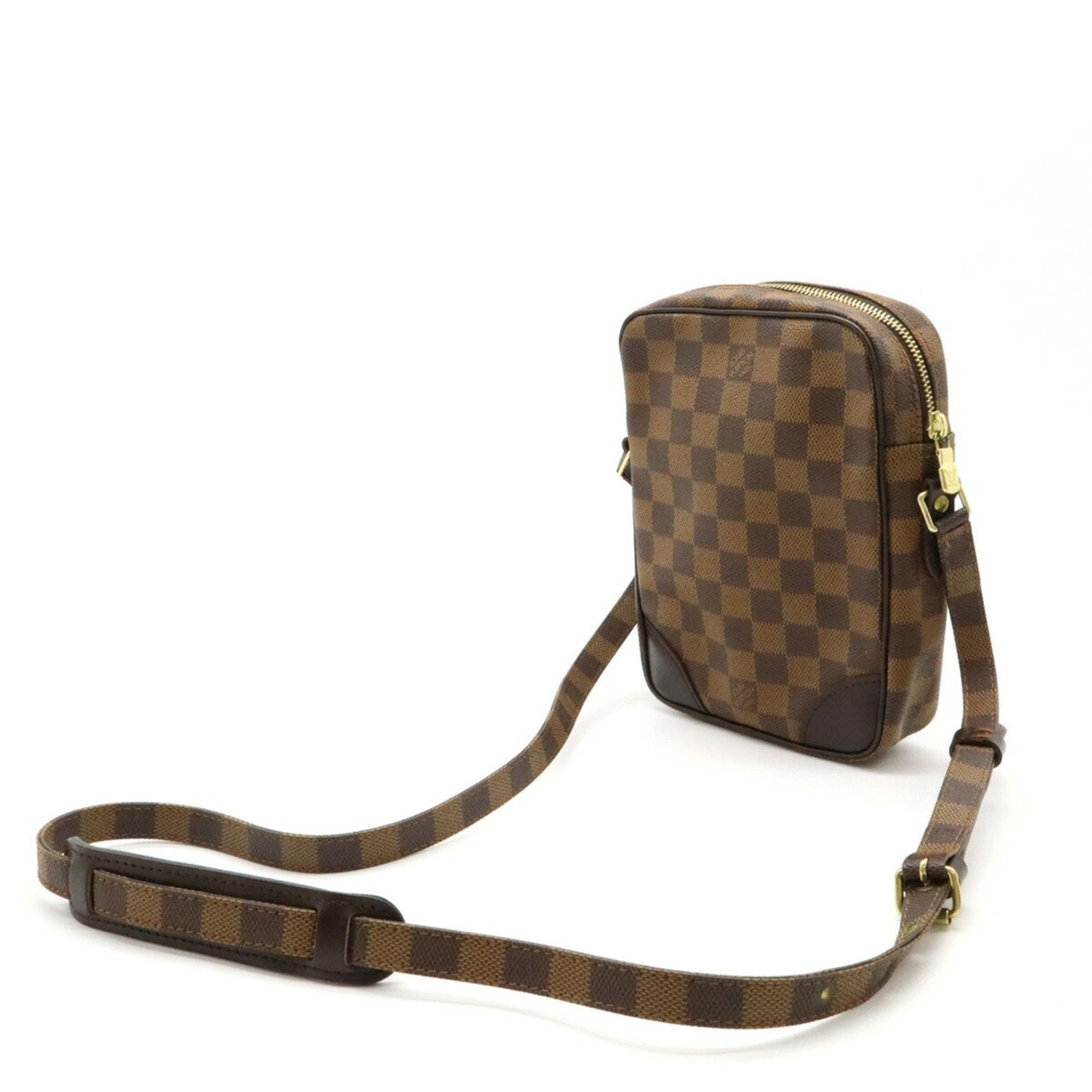 Louis Vuitton Brown Damier Canvas Galle Pvc Shoulder Bag
