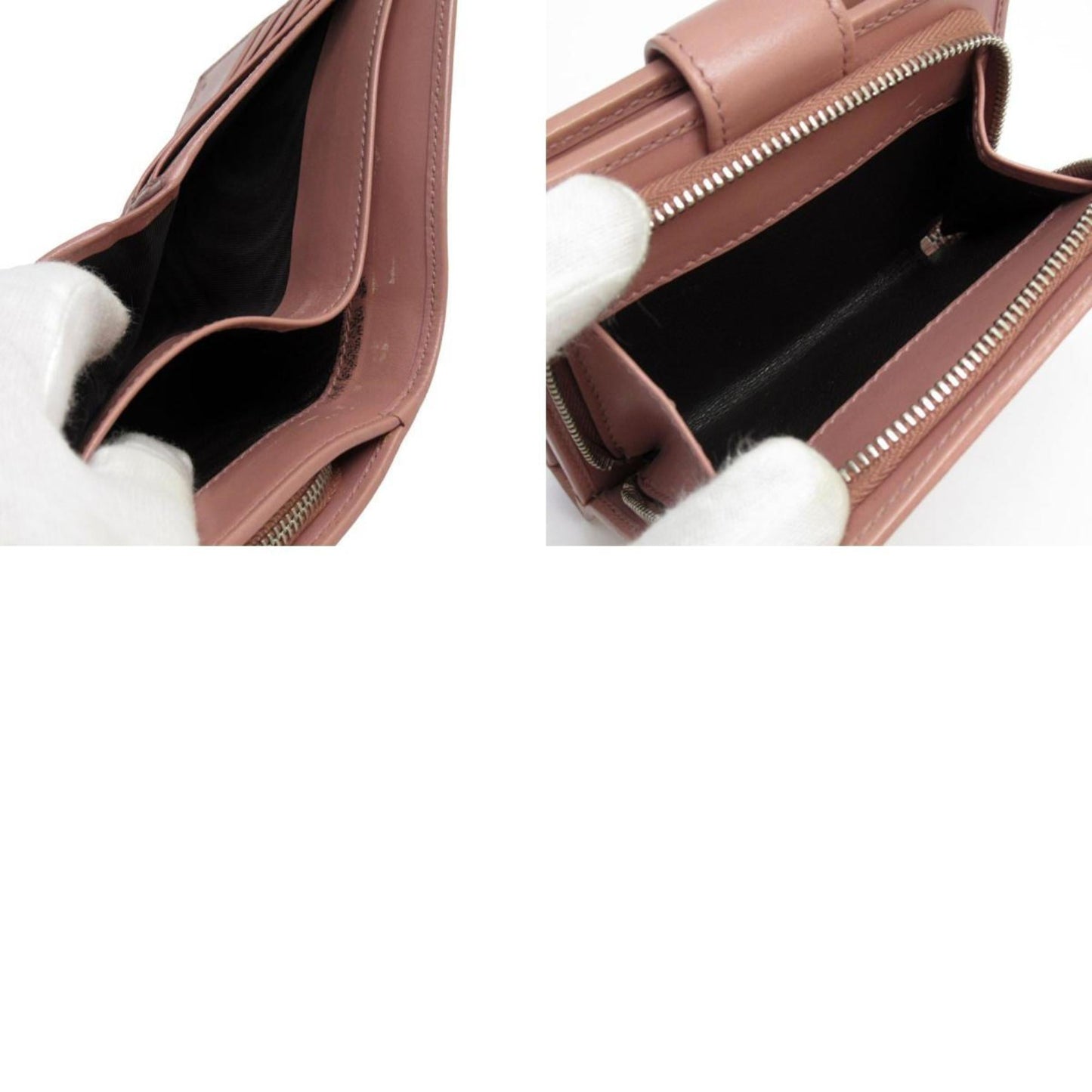 Gucci Beige Pink Pink Beige Gg Canvas Wallet (Bi-Fold)