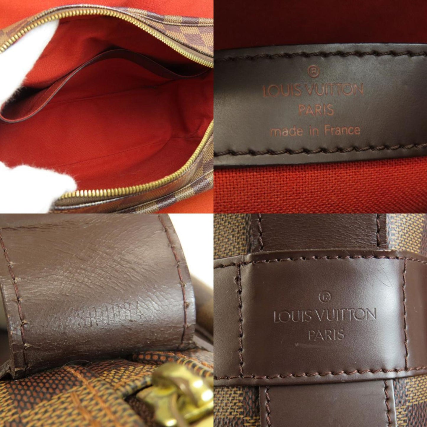 Louis Vuitton Damier Brown Damier Canvas Ebene Damier Canvas Shoulder Bag