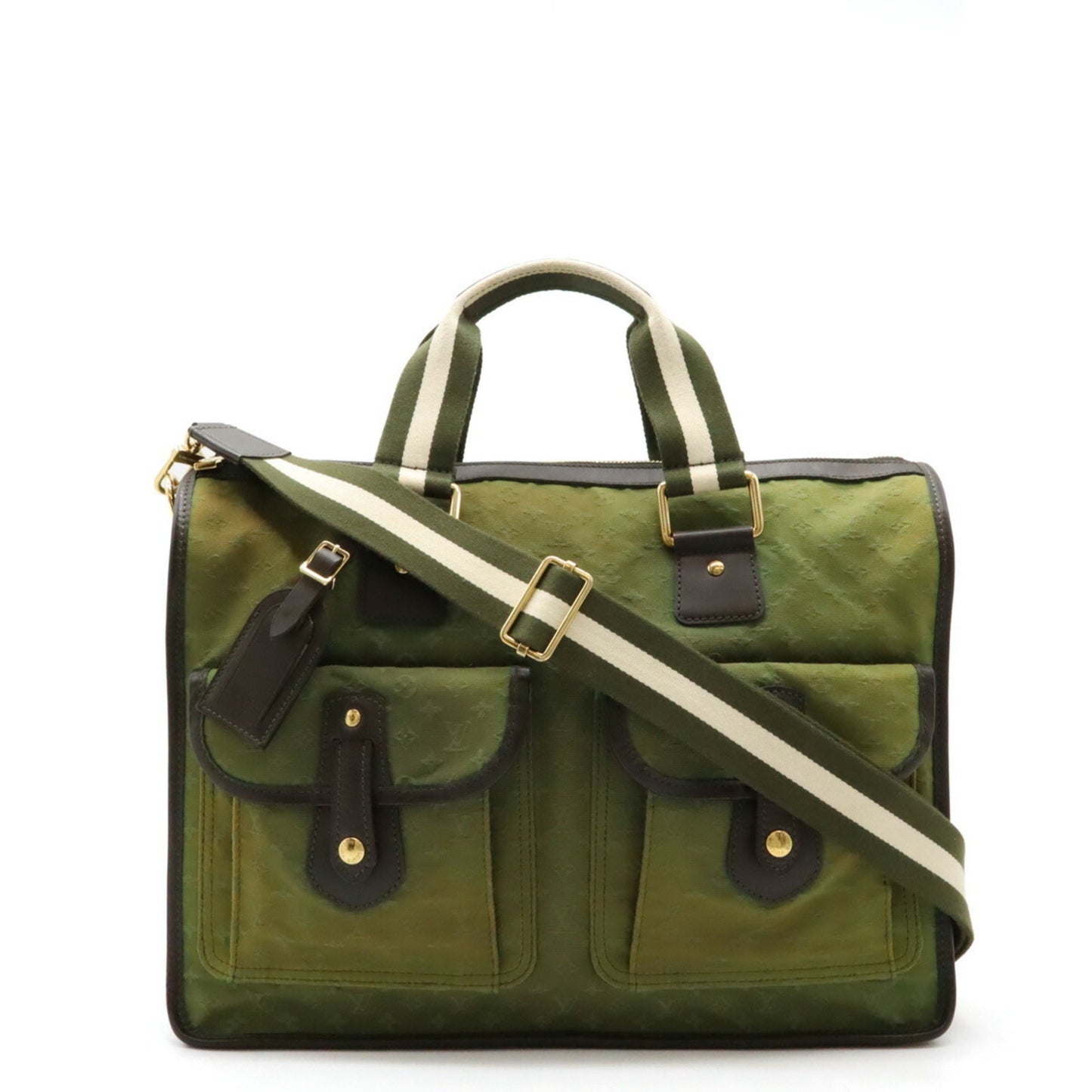 Louis Vuitton Monogram Mini Tst Khaki Canvas Leather Shoulder Bag ()