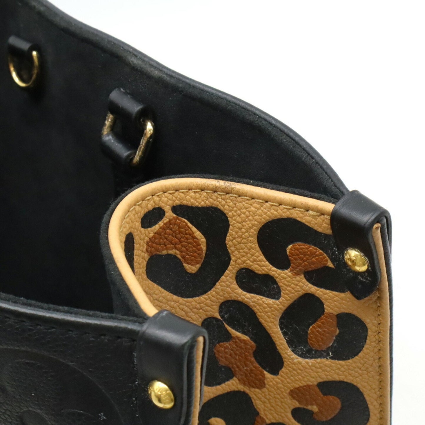 Louis Vuitton Black Noir Monogram Empreinte Handbag Shoulder Bag Tote Bag