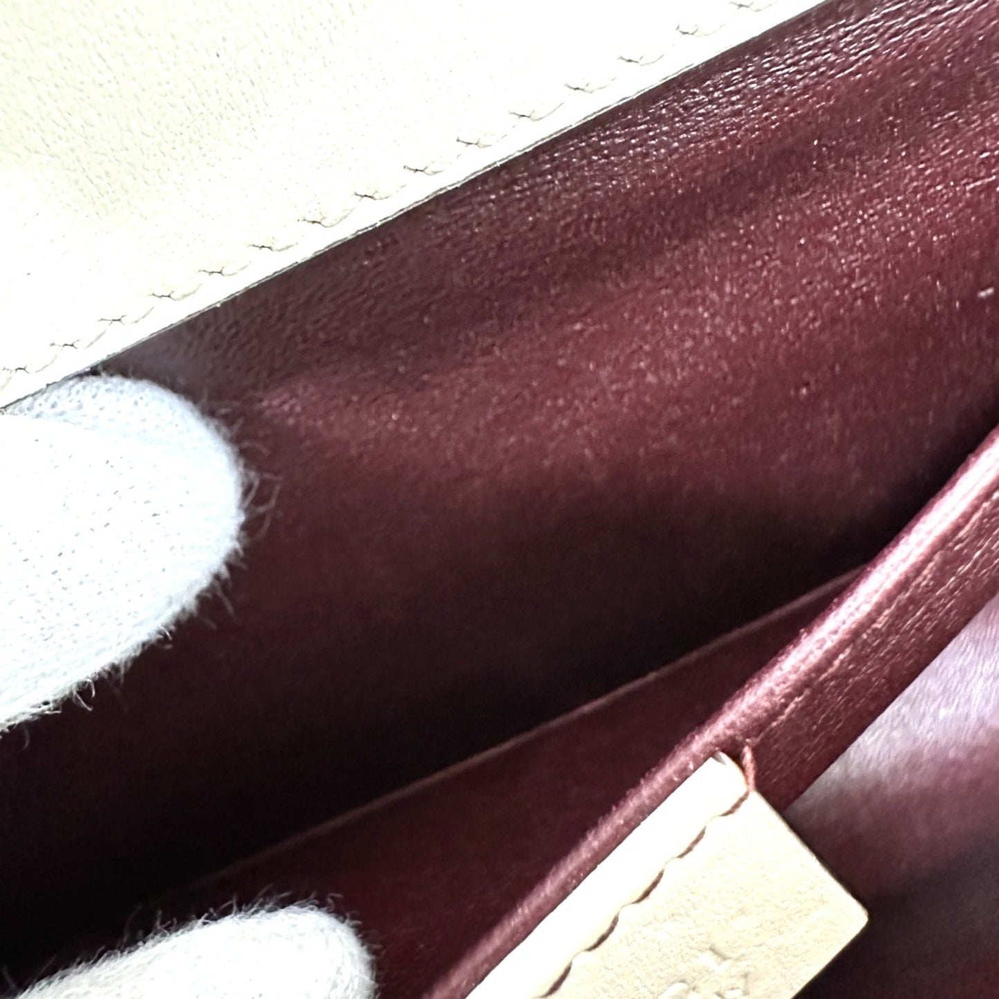 Gucci White Leather Shoulder Bag