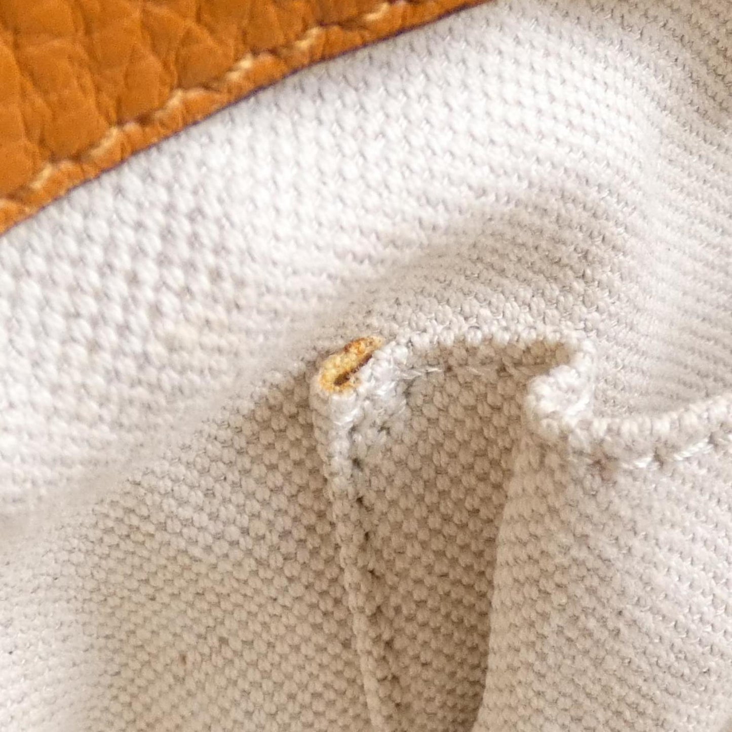 Gucci Orange Leather Handbag