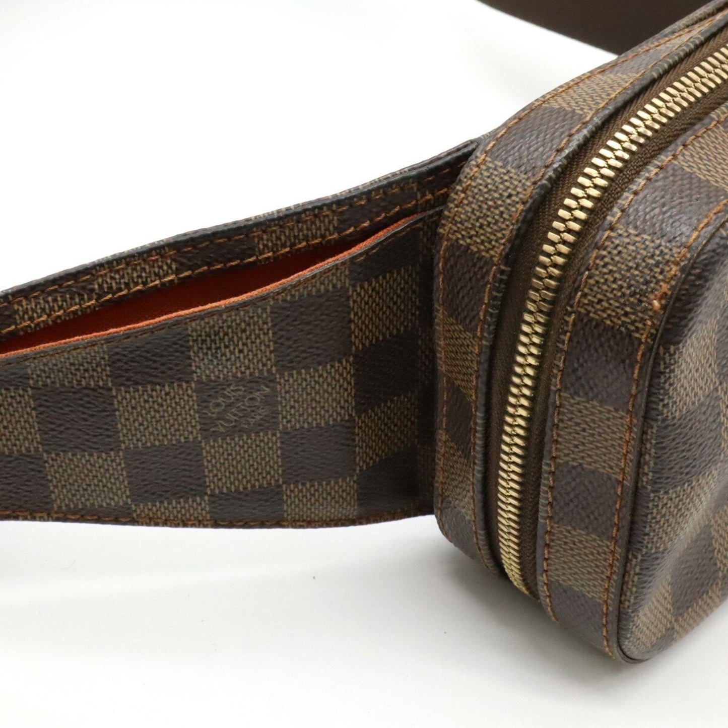 Louis Vuitton Brown Damier Canvas Pvc Shoulder Bag Sling Bag