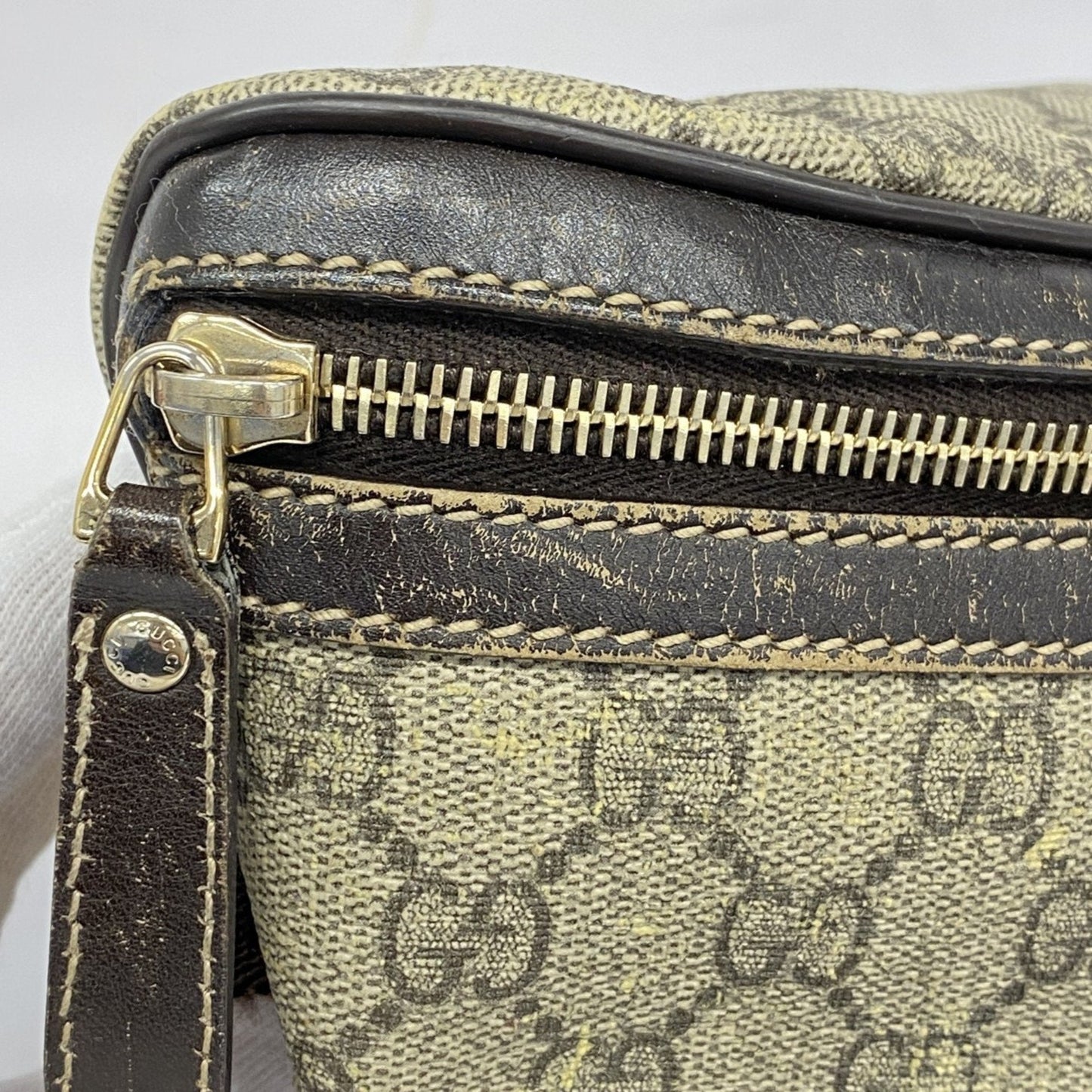 Gucci Brown Pvc Fanny Pack