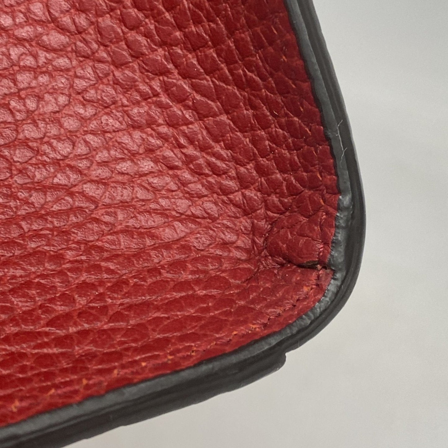 Gucci Pink Red Color Leather Handbag