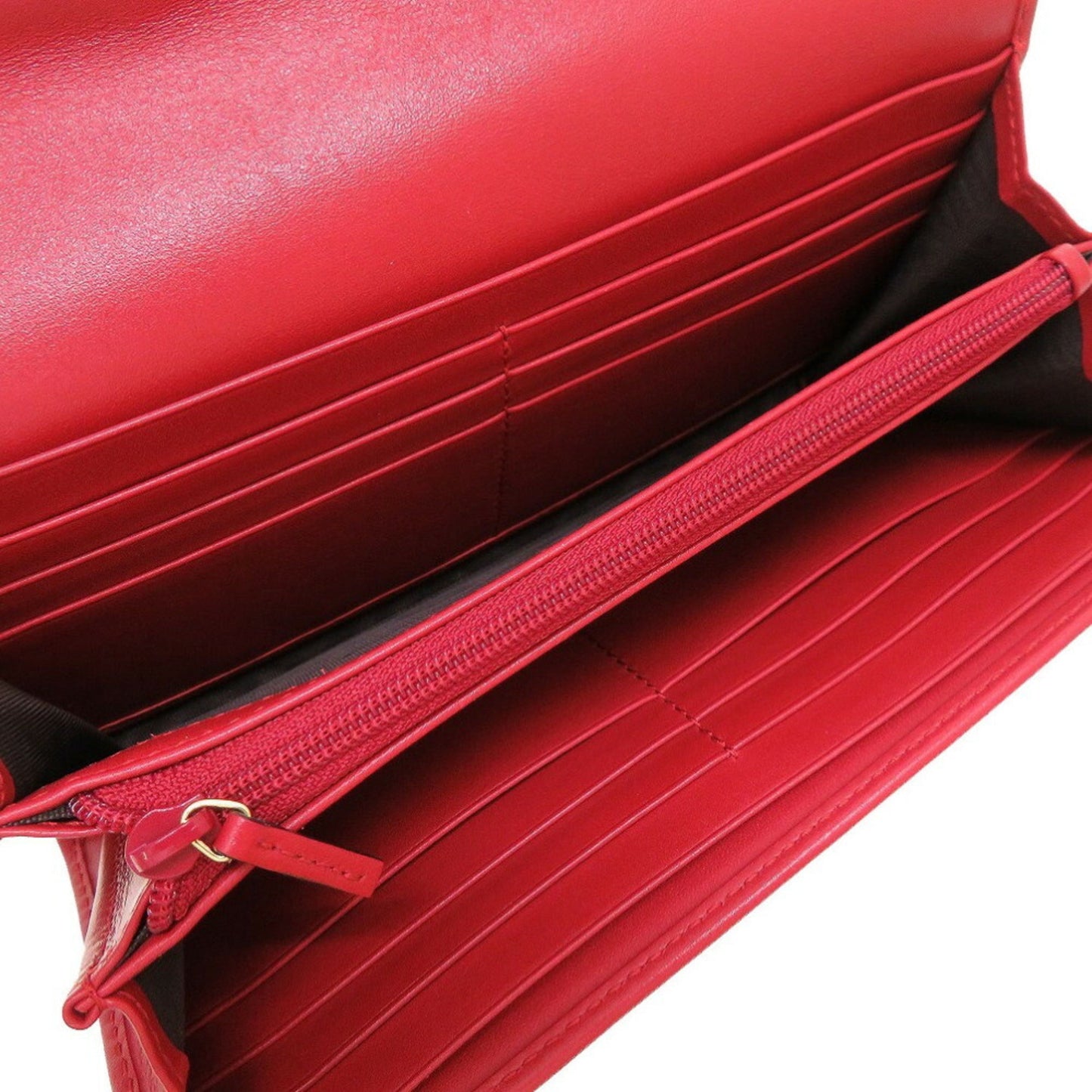 Gucci Red Color Leather Coin Purse/Coin Case