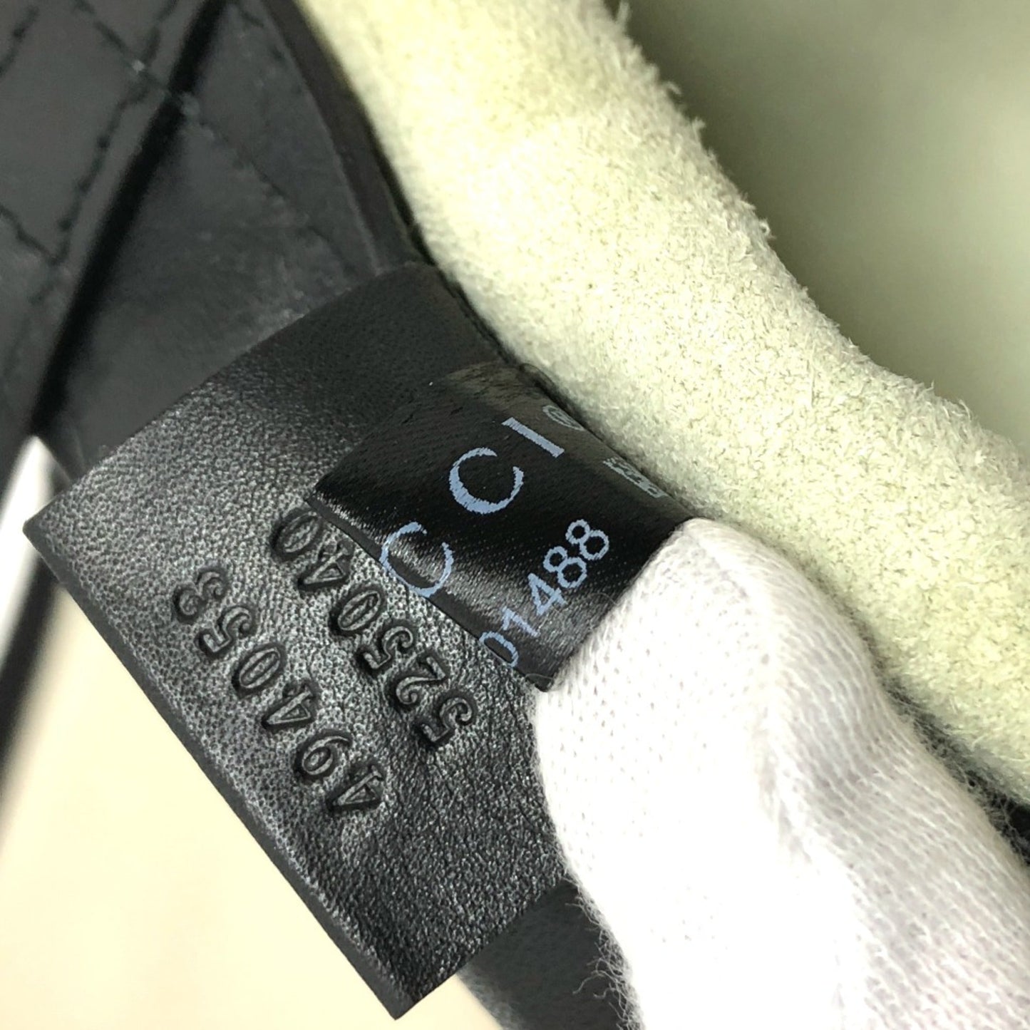 Gucci White Leather Backpack