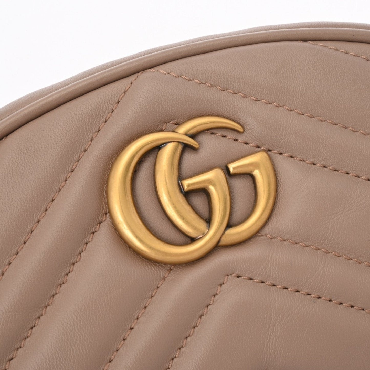 Gucci Gg Marmont Grayish Leather Fanny Pack