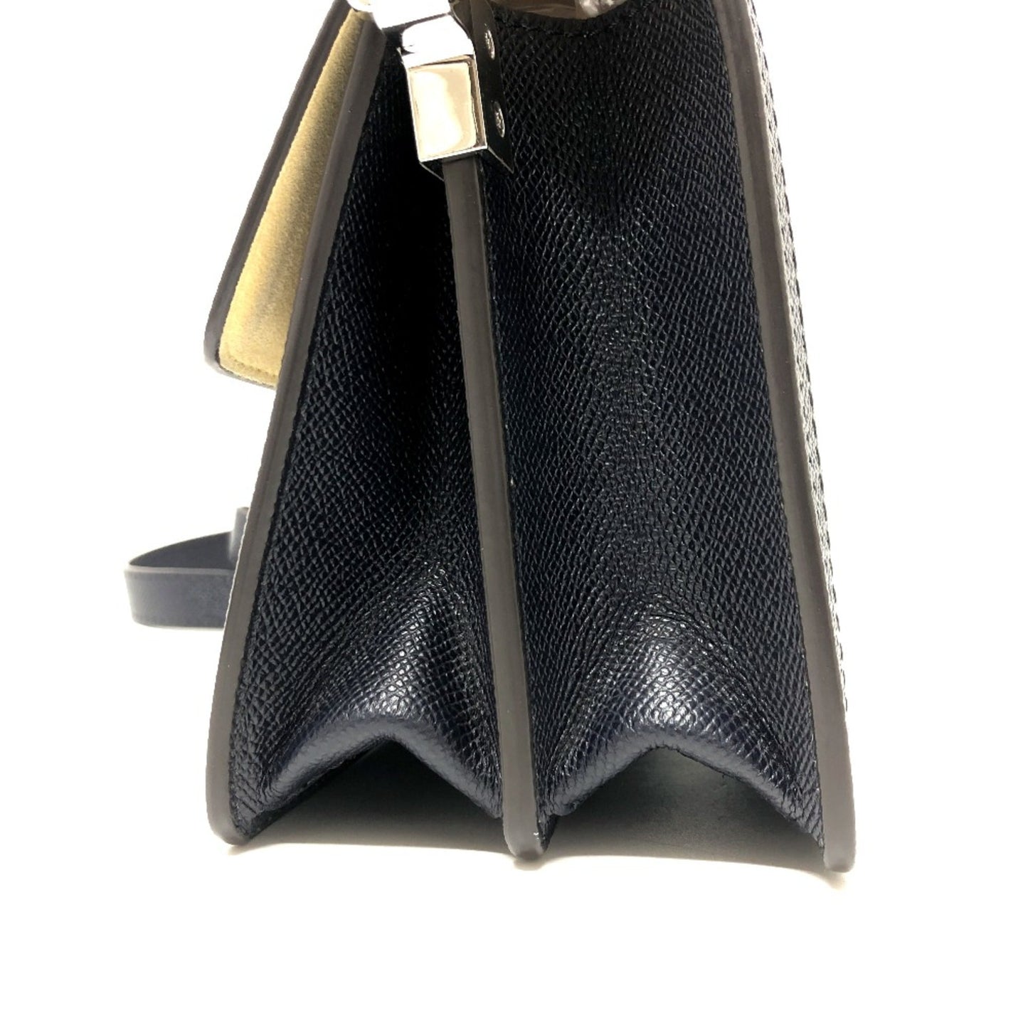 Louis Vuitton Blue Leather Shoulder Bag