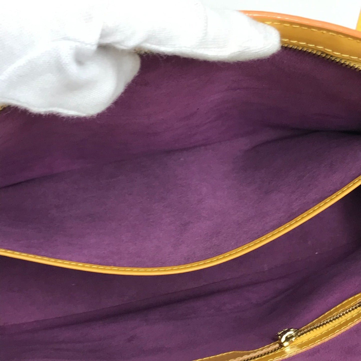 Louis Vuitton Yellow Leather Shoulder Bag