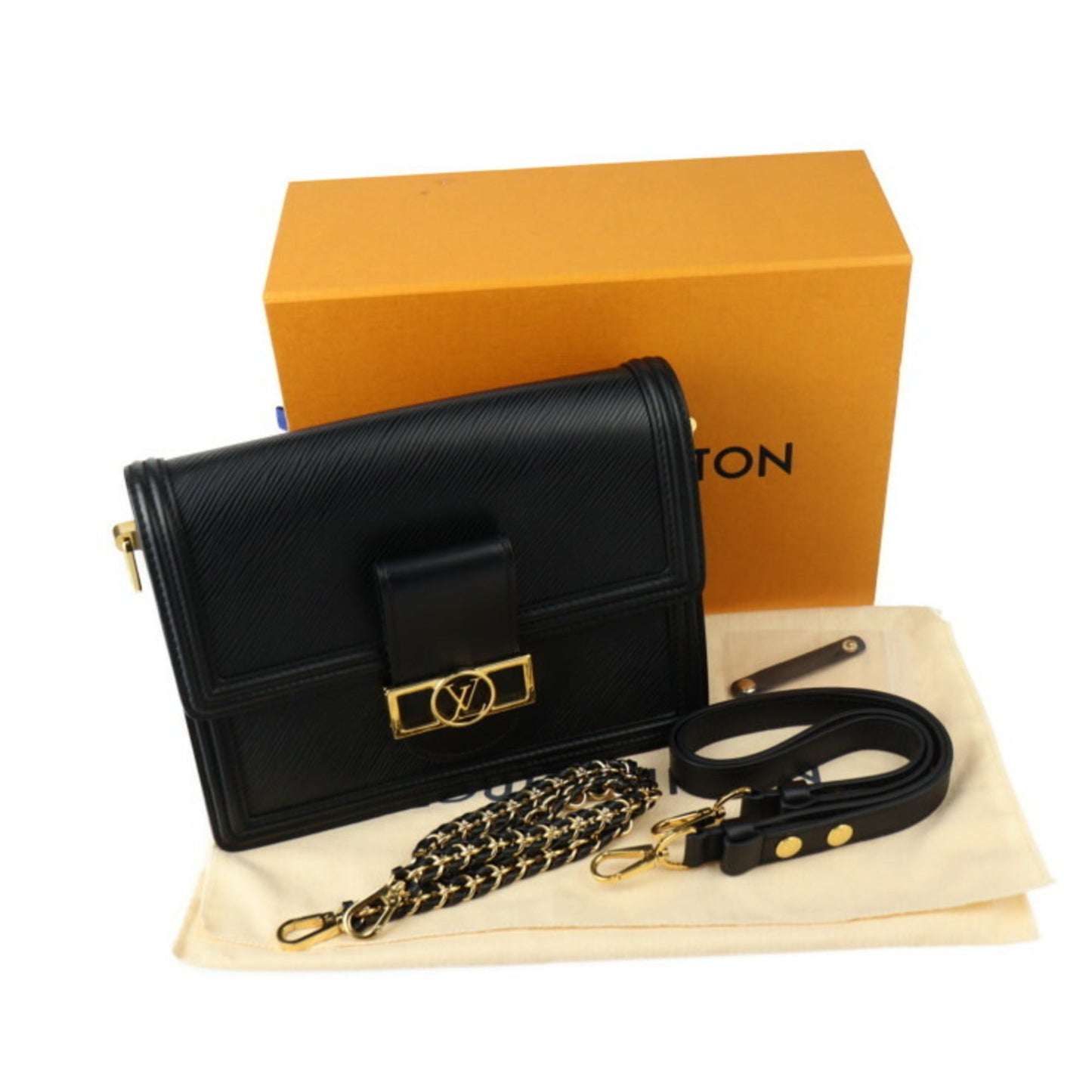 Louis Vuitton Black Epi Leather Handbag Shoulder Bag