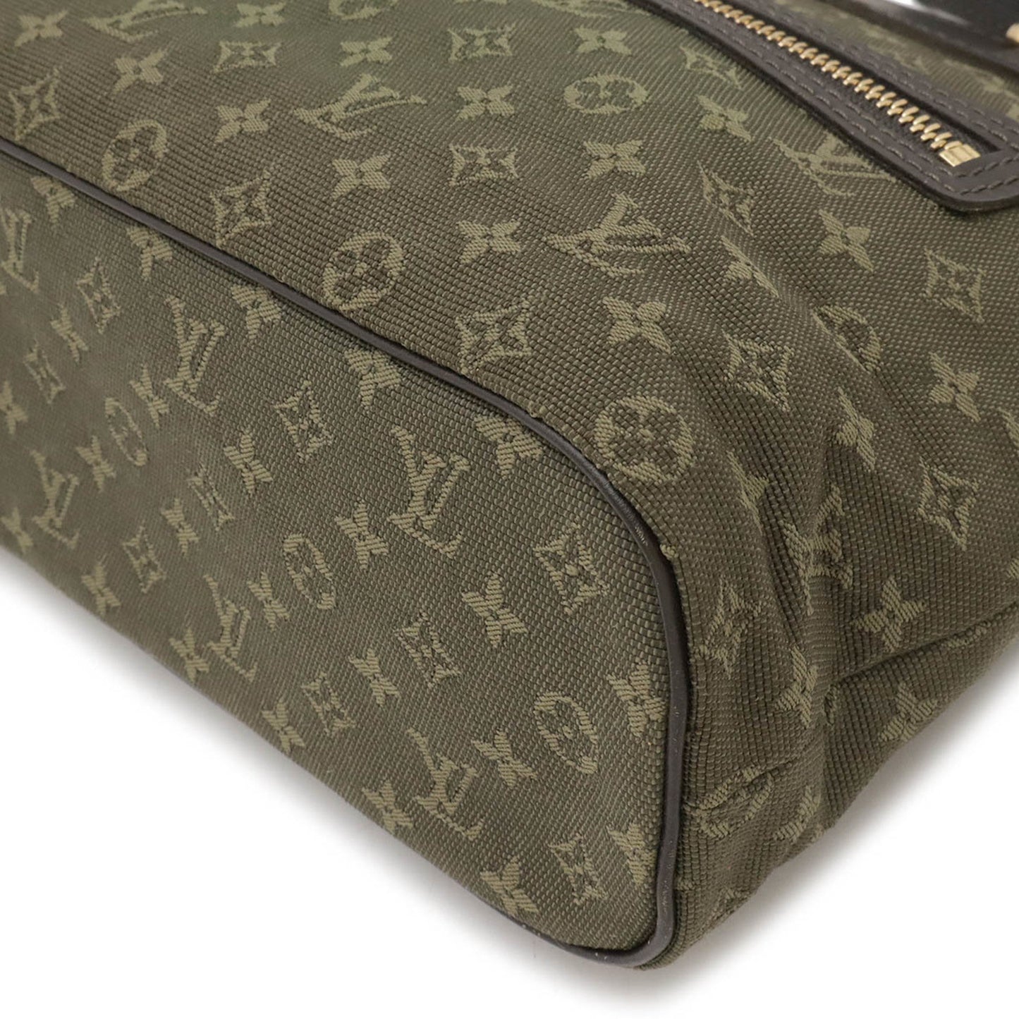 Louis Vuitton Tst Khaki Canvas Leather Shoulder Bag Tote Bag