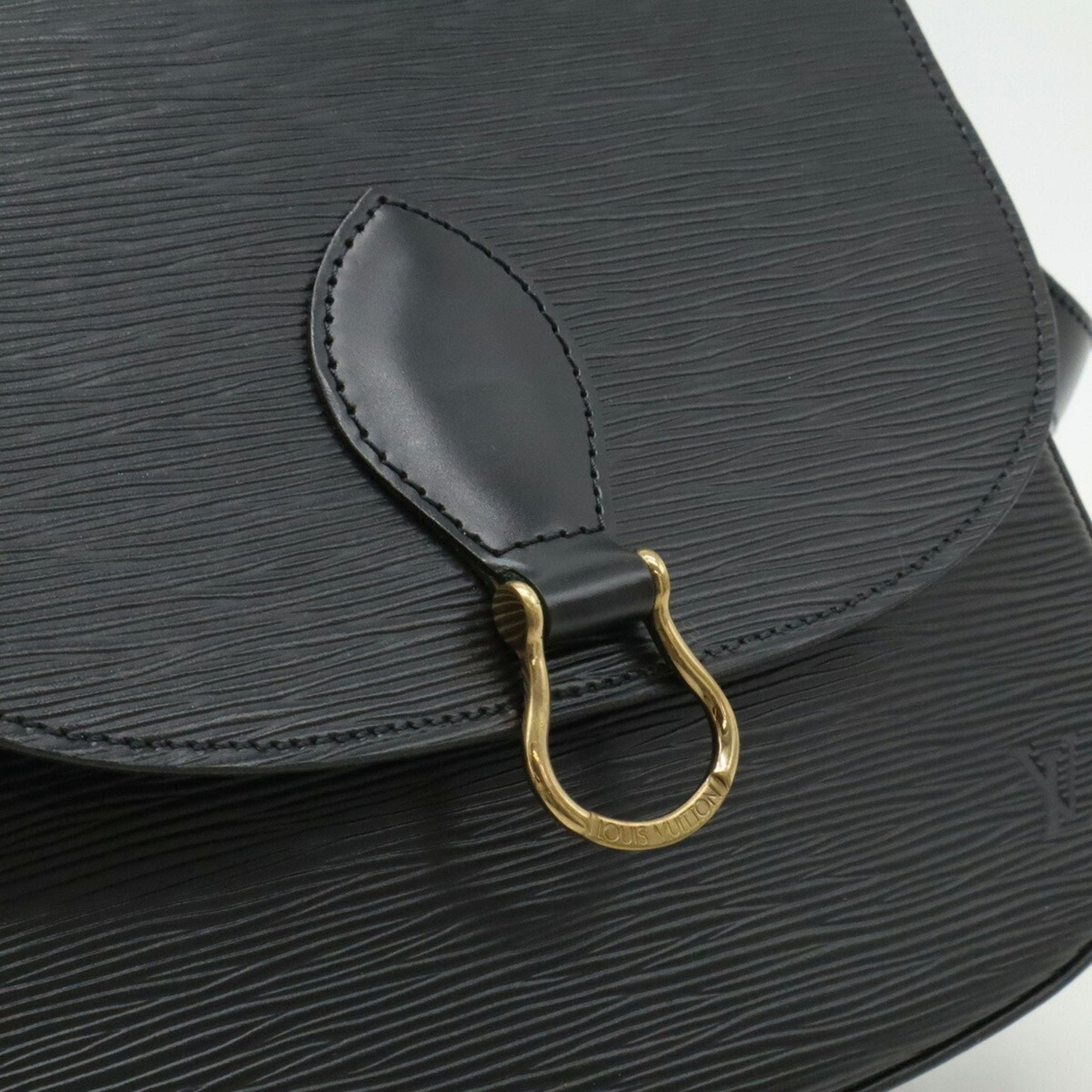 Louis Vuitton Black Noir Epi Leather Pochette Shoulder Bag