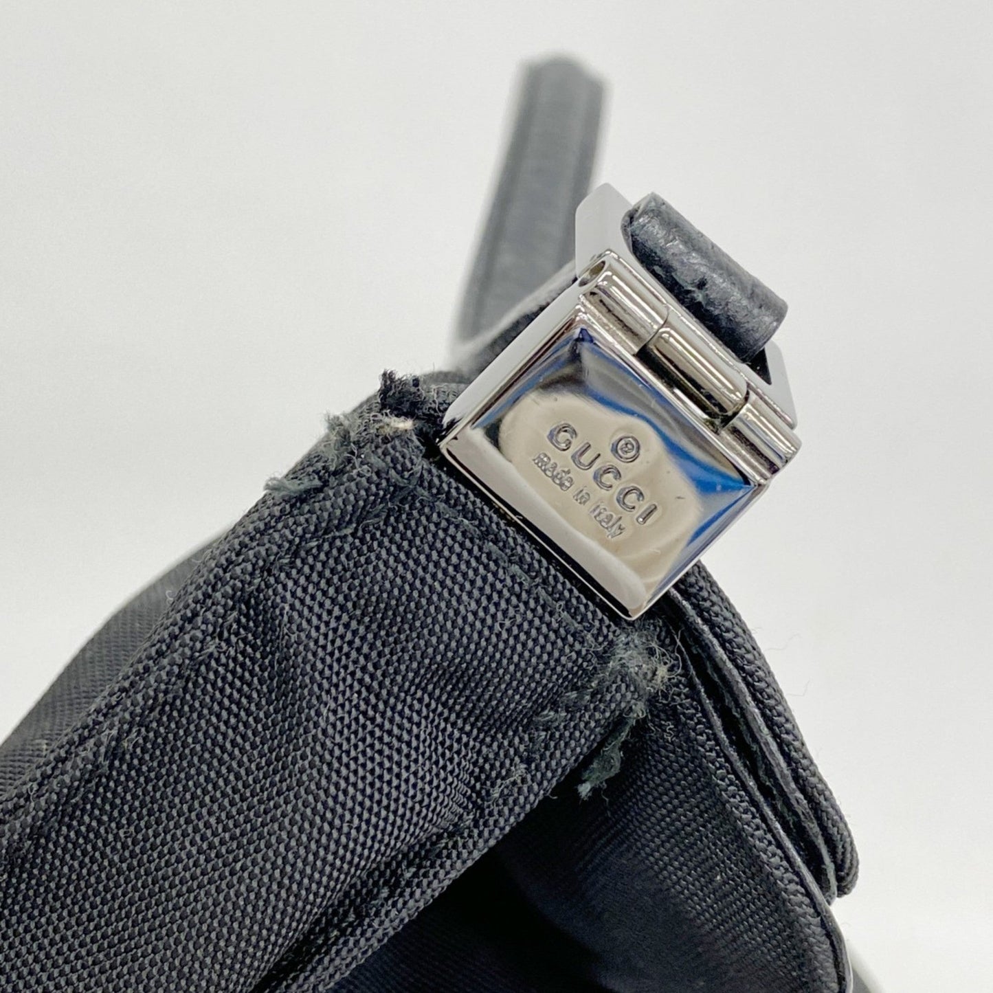 Gucci Black Nylon Shoulder Bag