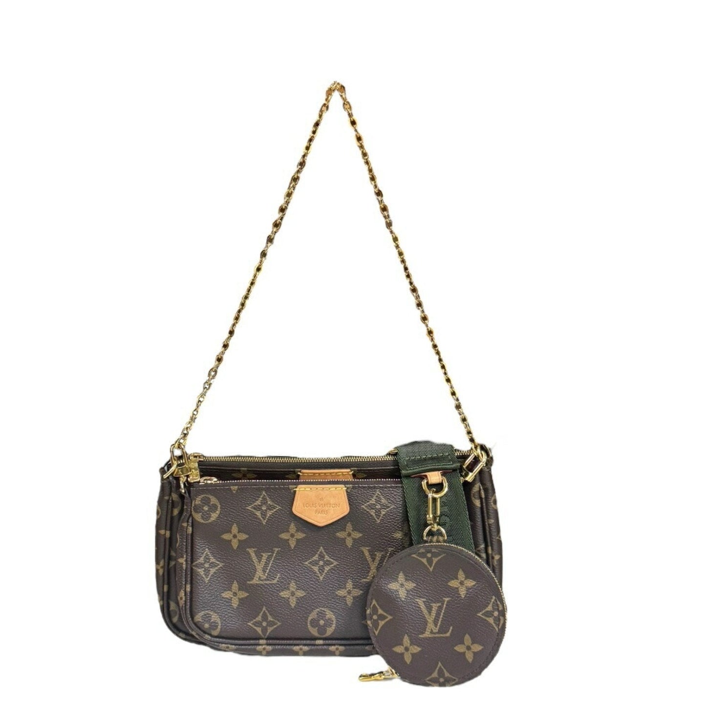 Louis Vuitton Monogram Brown Khaki Monogram Monogram Shoulder Bag ()