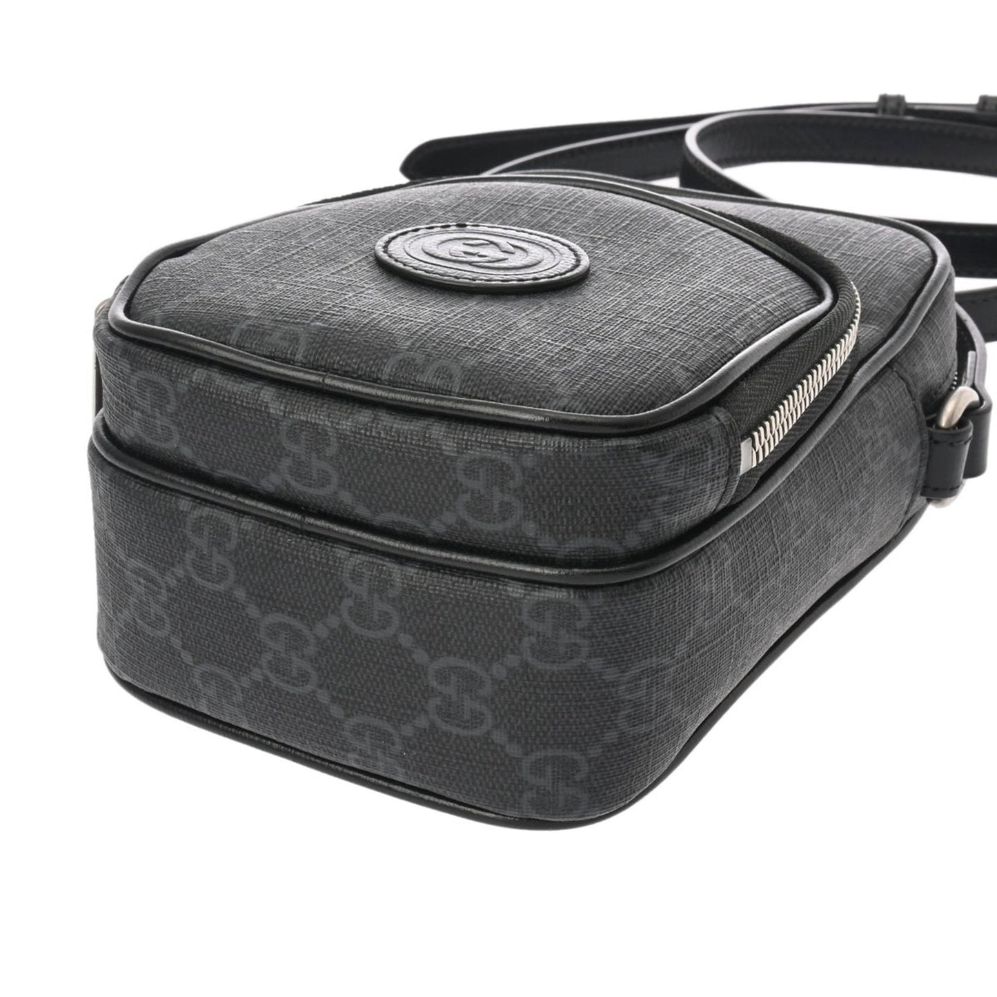 Gucci Black Pvc Leather Shoulder Bag