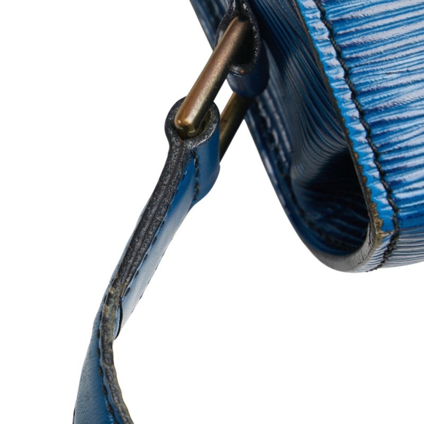 Louis Vuitton Toledo Blue Leather Shoulder Bag