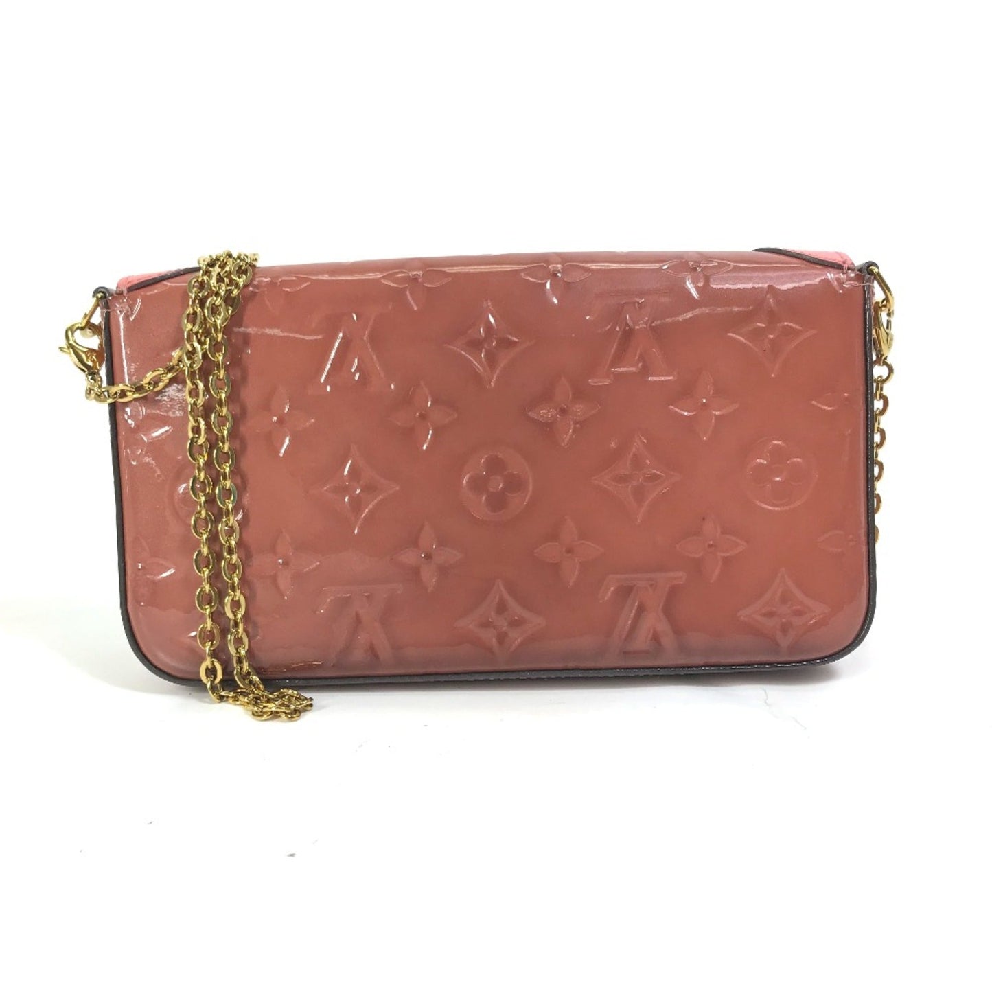 Louis Vuitton Pink Leather Shoulder Bag