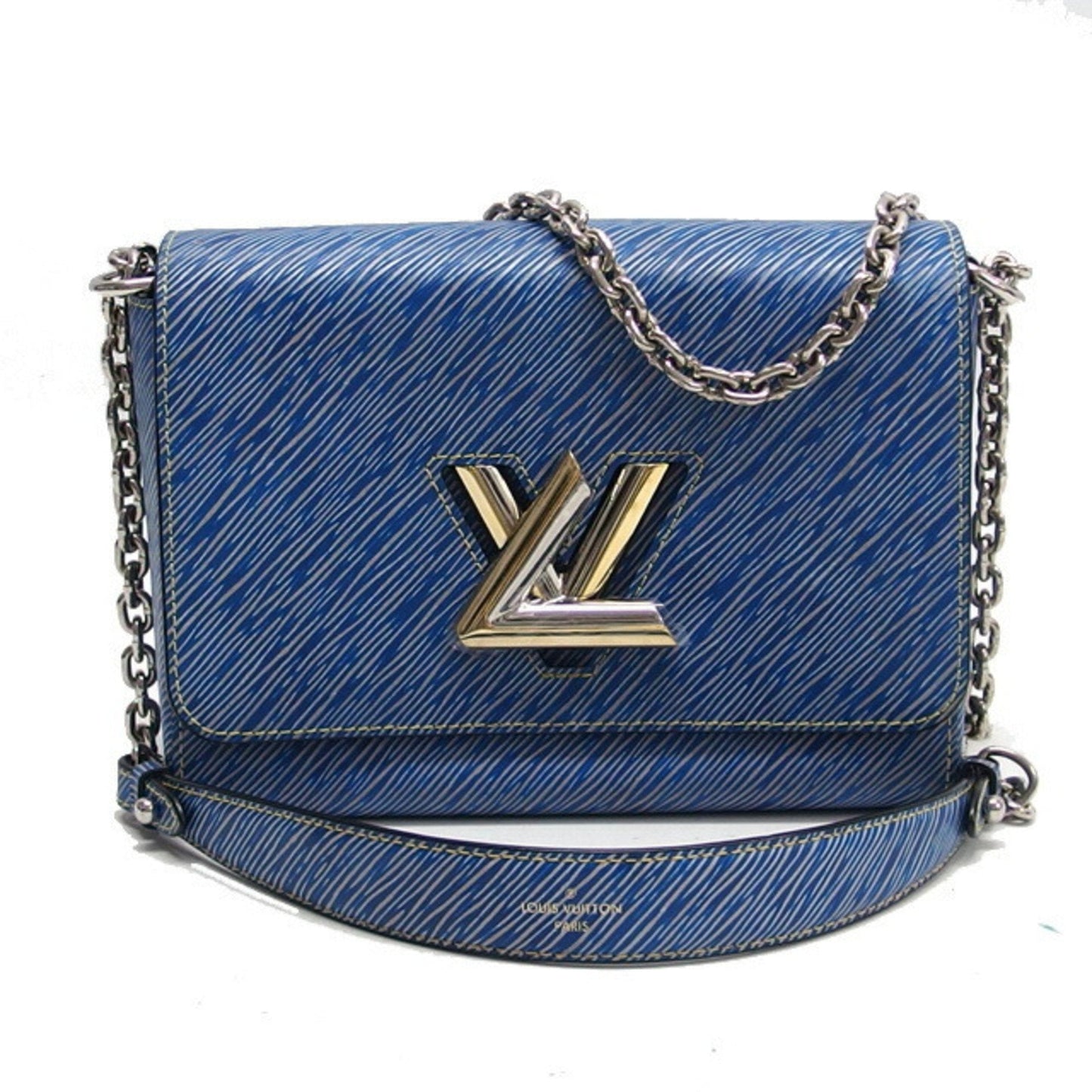 Louis Vuitton Blue Denim Shoulder Bag ()