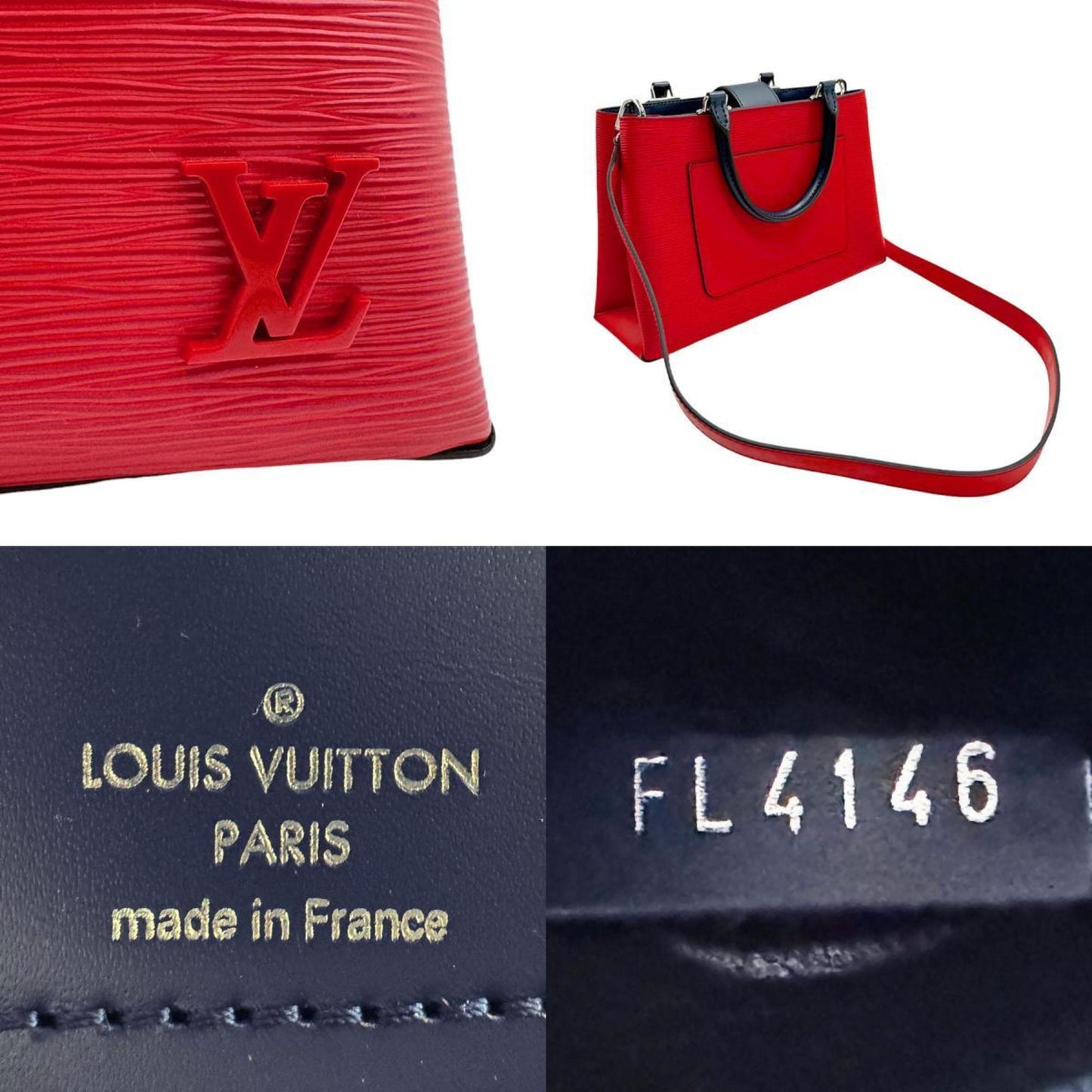 Louis Vuitton Coquelicots Epi Leather Handbag Shoulder Bag