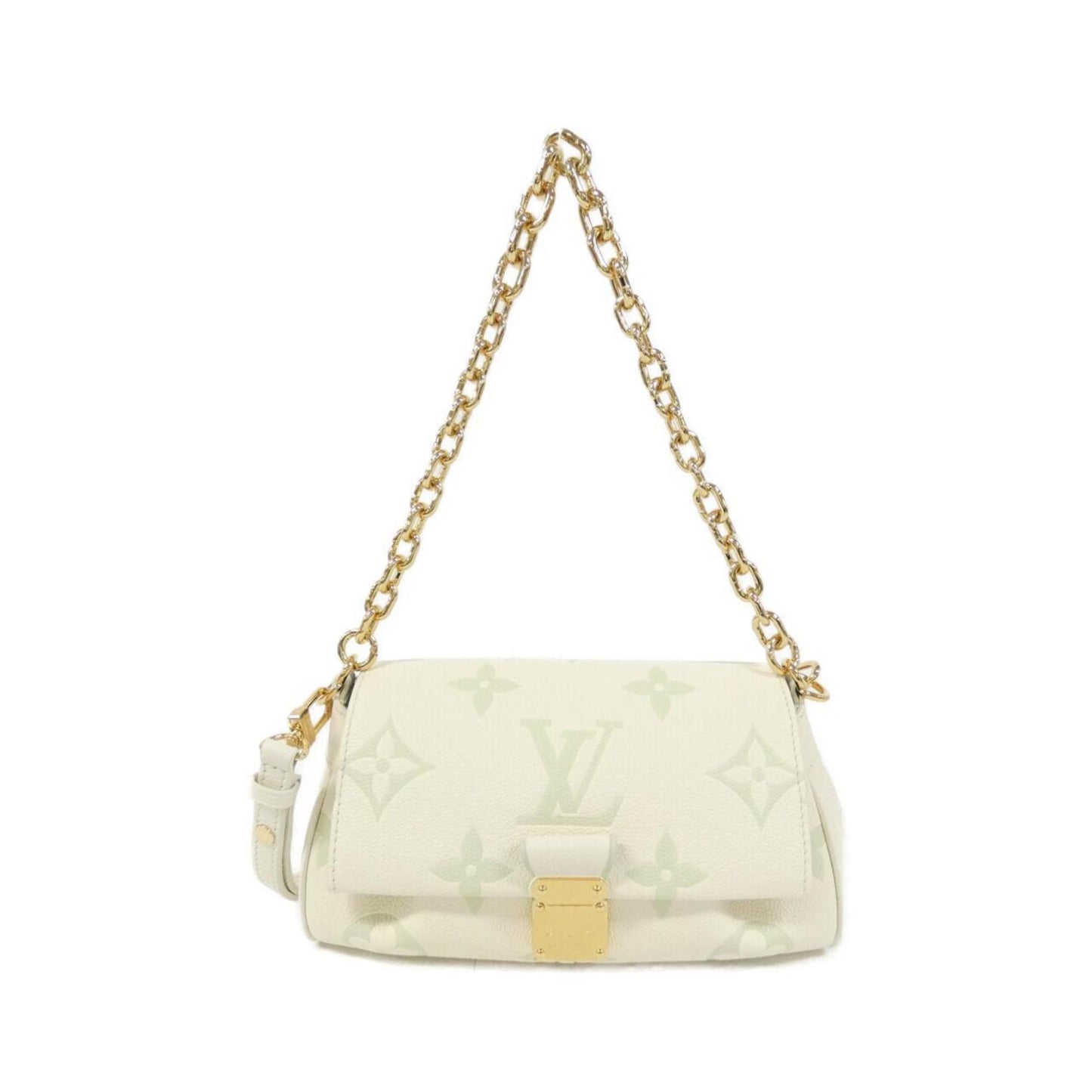 Louis Vuitton Bicolor Ivory Leather Shoulder Bag ()