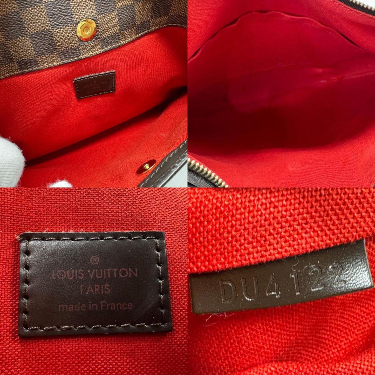Louis Vuitton Brown Ebene Damier Canvas Shoulder Bag