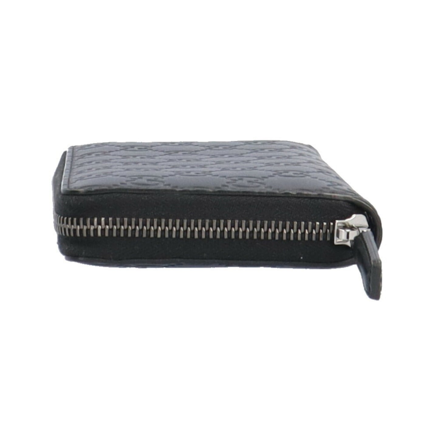 Gucci Black Leather Long Wallet (Bi-Fold)