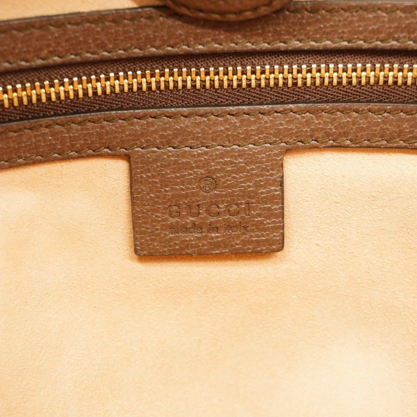 Gucci Brown Pvc Tote Bag