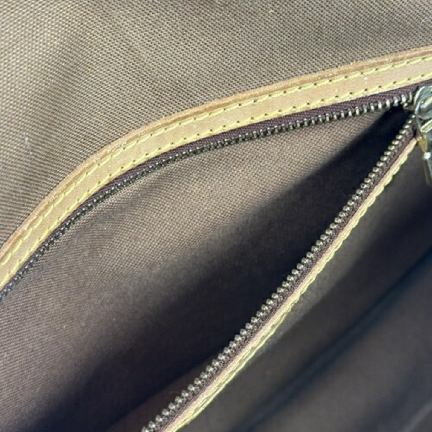 Louis Vuitton Monogram Brown Coated Canvas Shoulder Bag