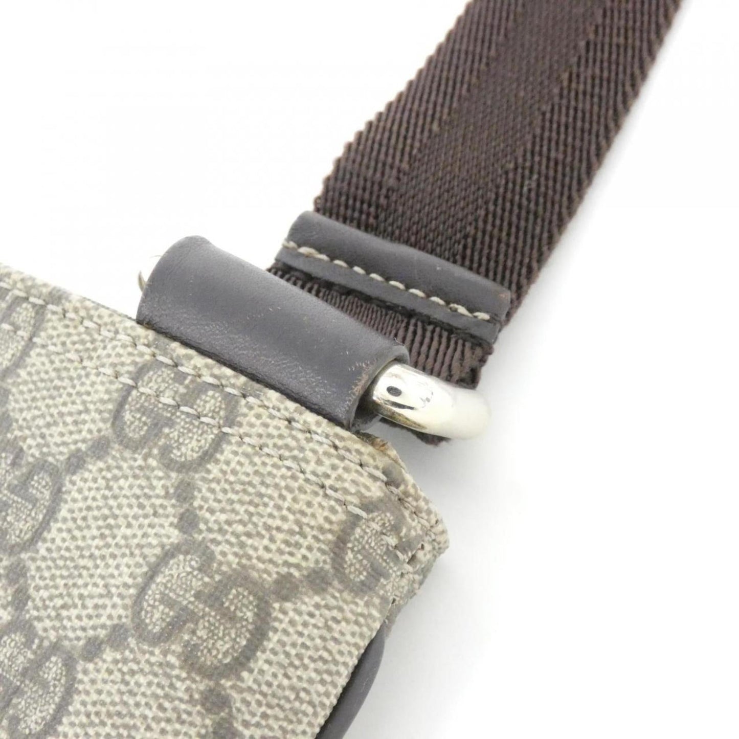 Gucci Beige Dark Brown Gg Plus Shoulder Bag