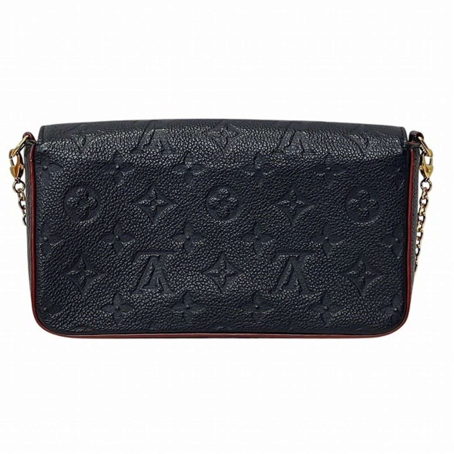 Louis Vuitton Monogram Empreinte Marine Rouge Navy Leather Shoulder Bag