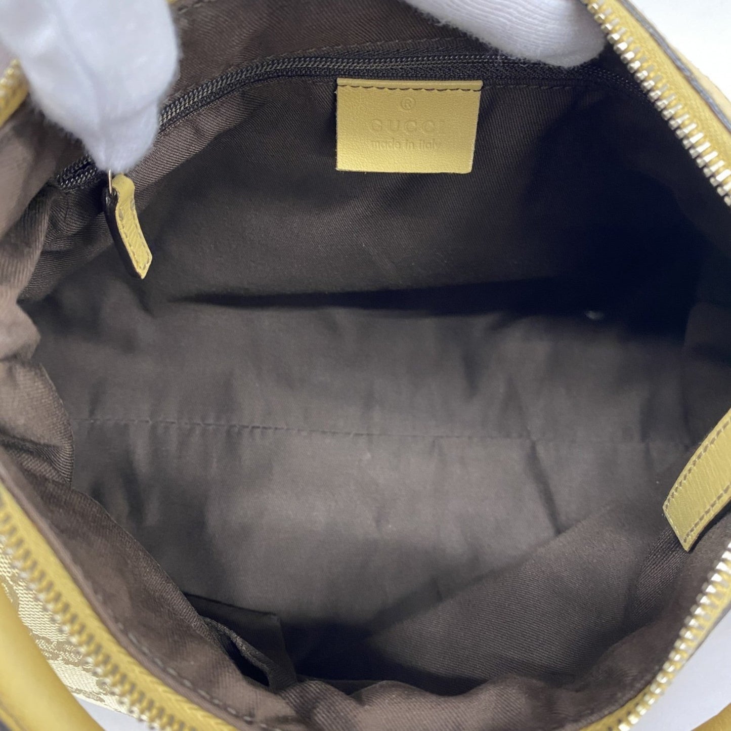 Gucci Brown Canvas Shoulder Bag
