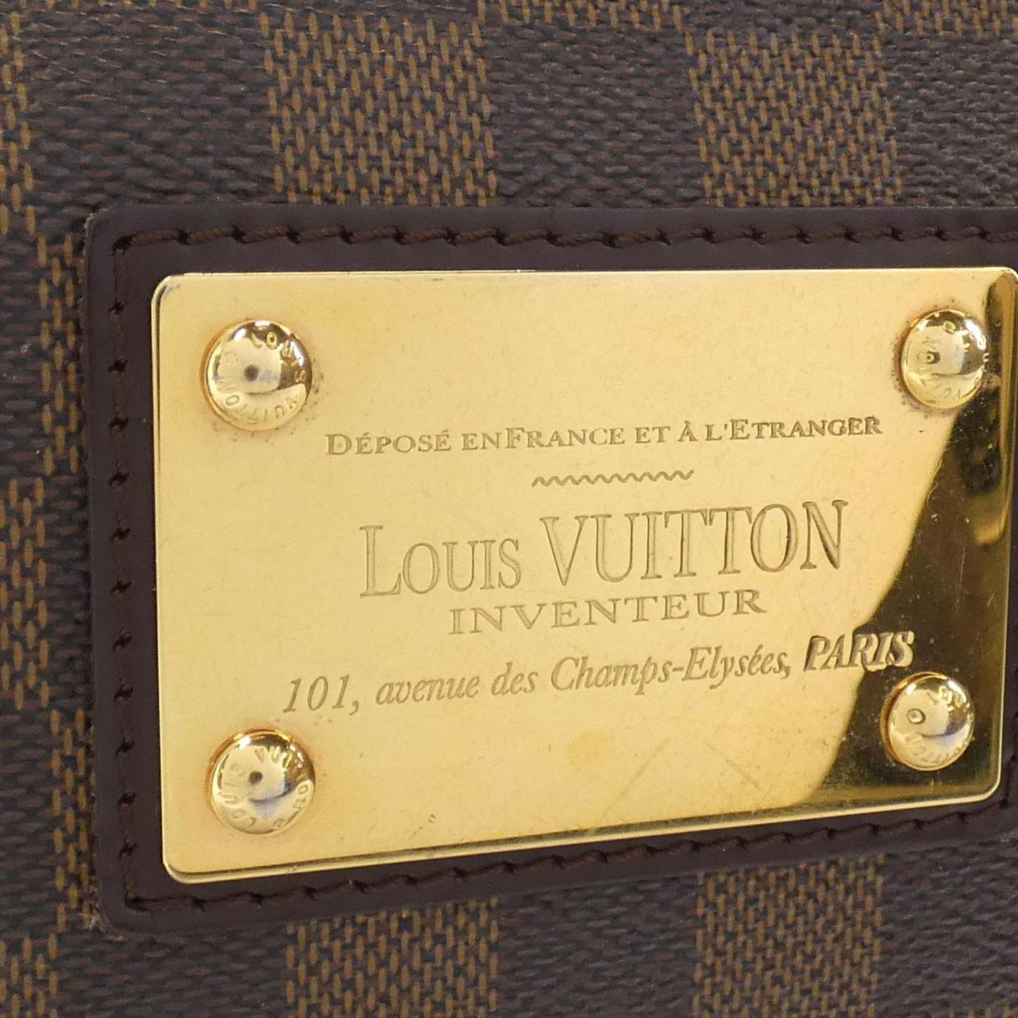 Louis Vuitton Ebene Coated Canvas Shoulder Bag