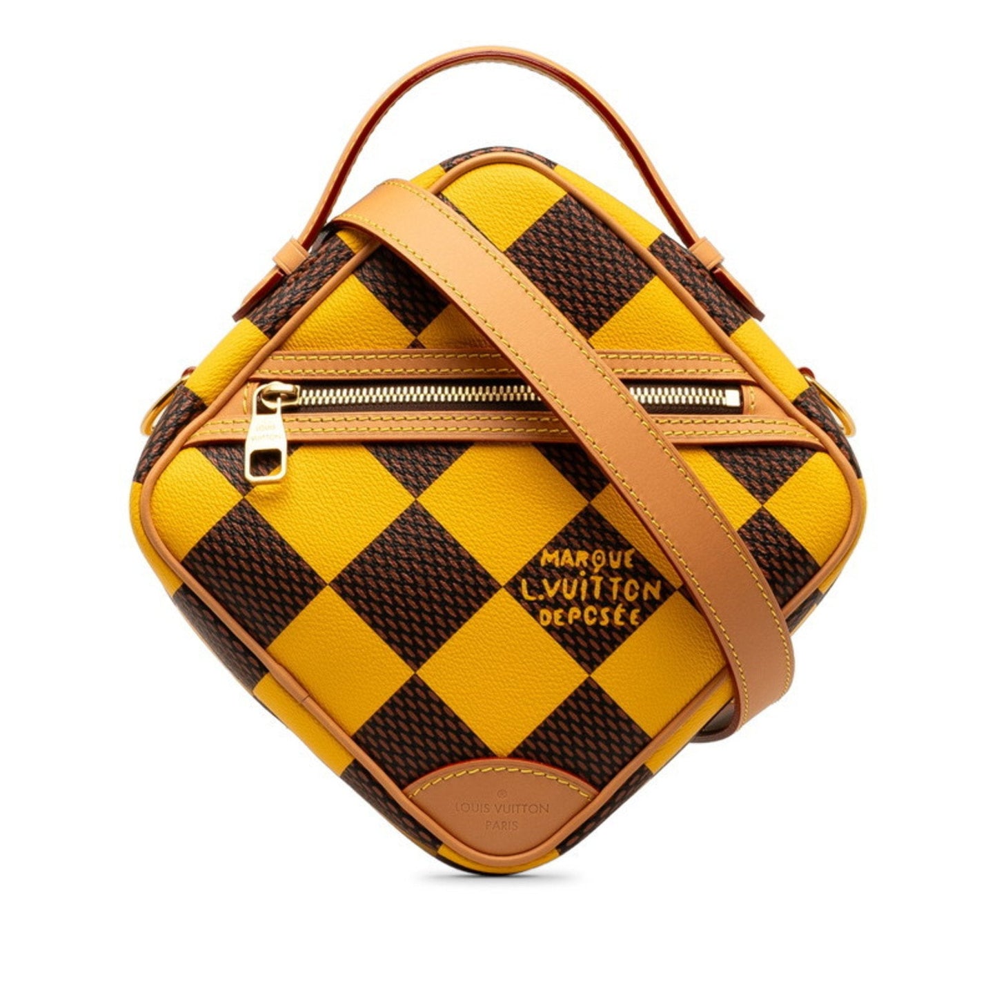 Louis Vuitton Yellow Pvc Leather Shoulder Bag