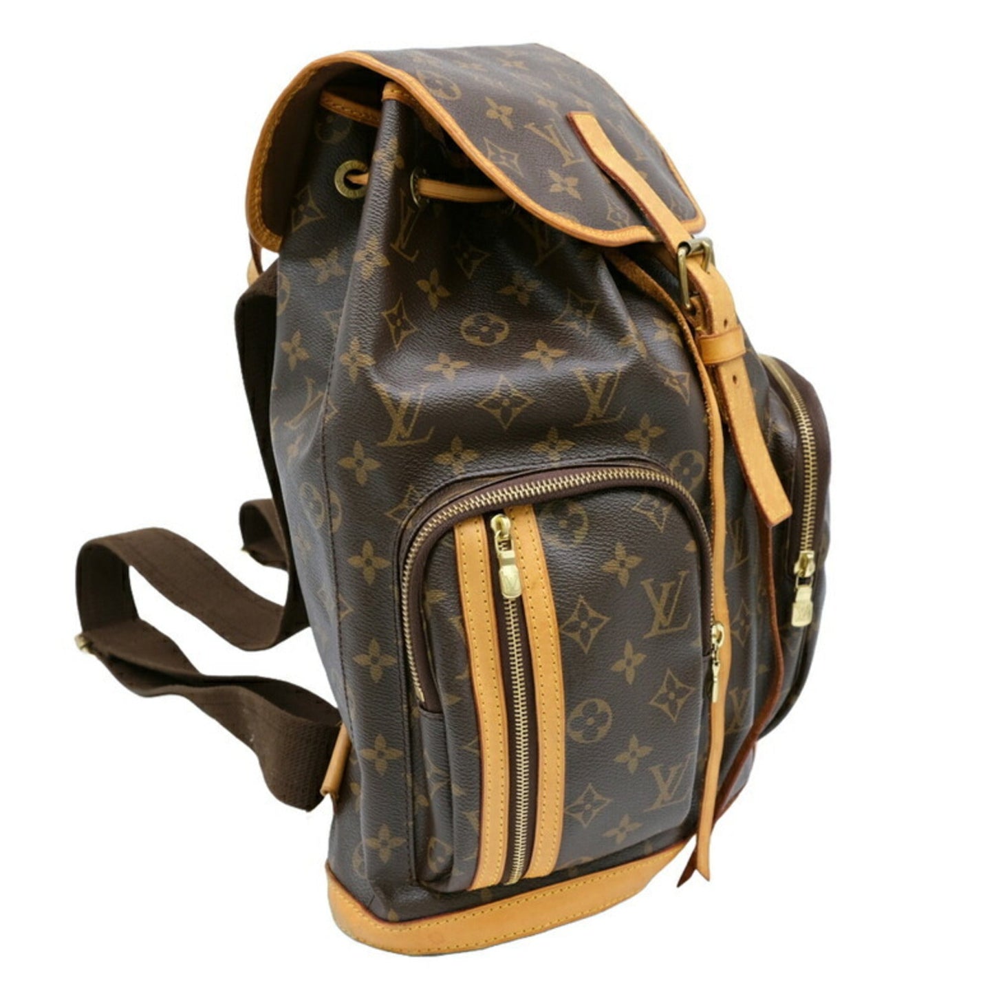 Louis Vuitton Brown Monogram Leather Backpack
