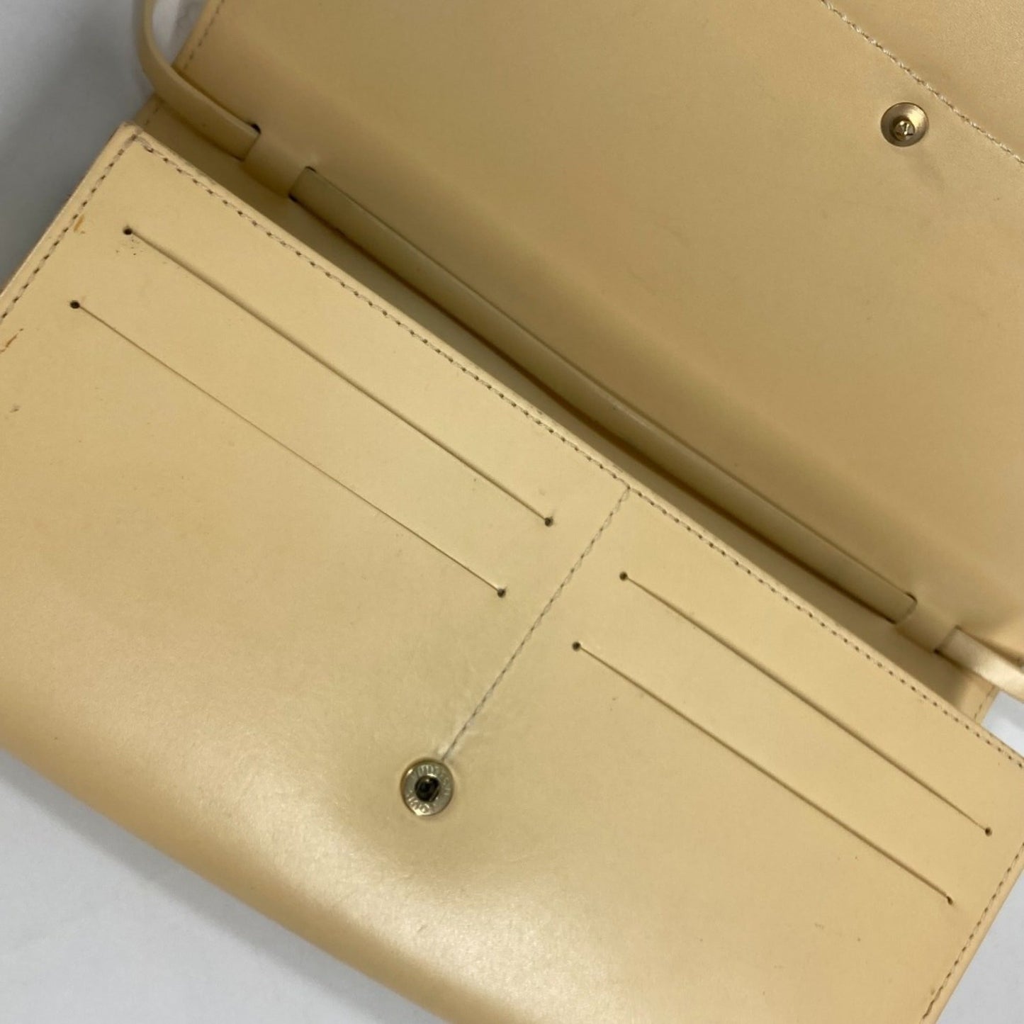 Louis Vuitton Vanilla Yellow Epi Leather Clutch Bag Pouch Shoulder Bag