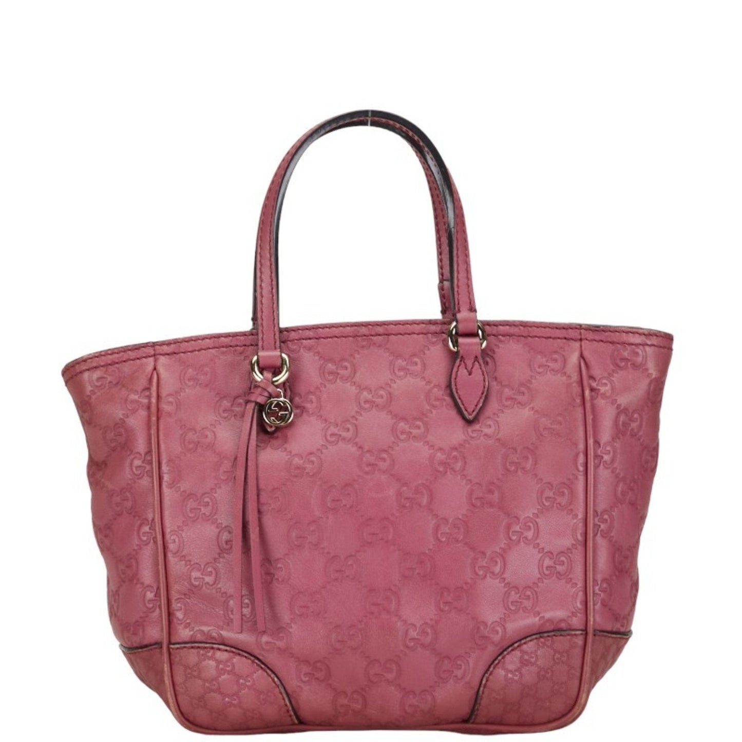 Gucci Guccissima Pink Leather Handbag Shoulder Bag