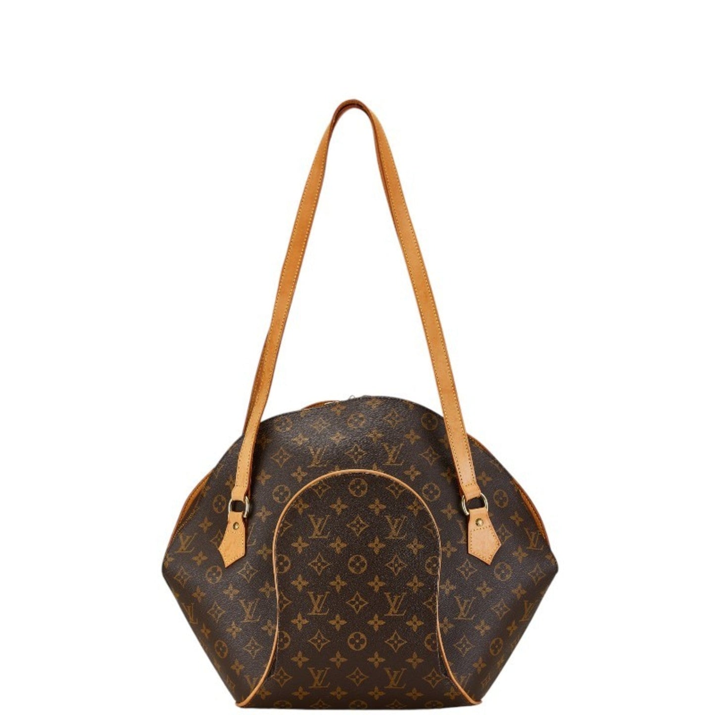 Louis Vuitton Brown Pvc Leather Shoulder Bag ()