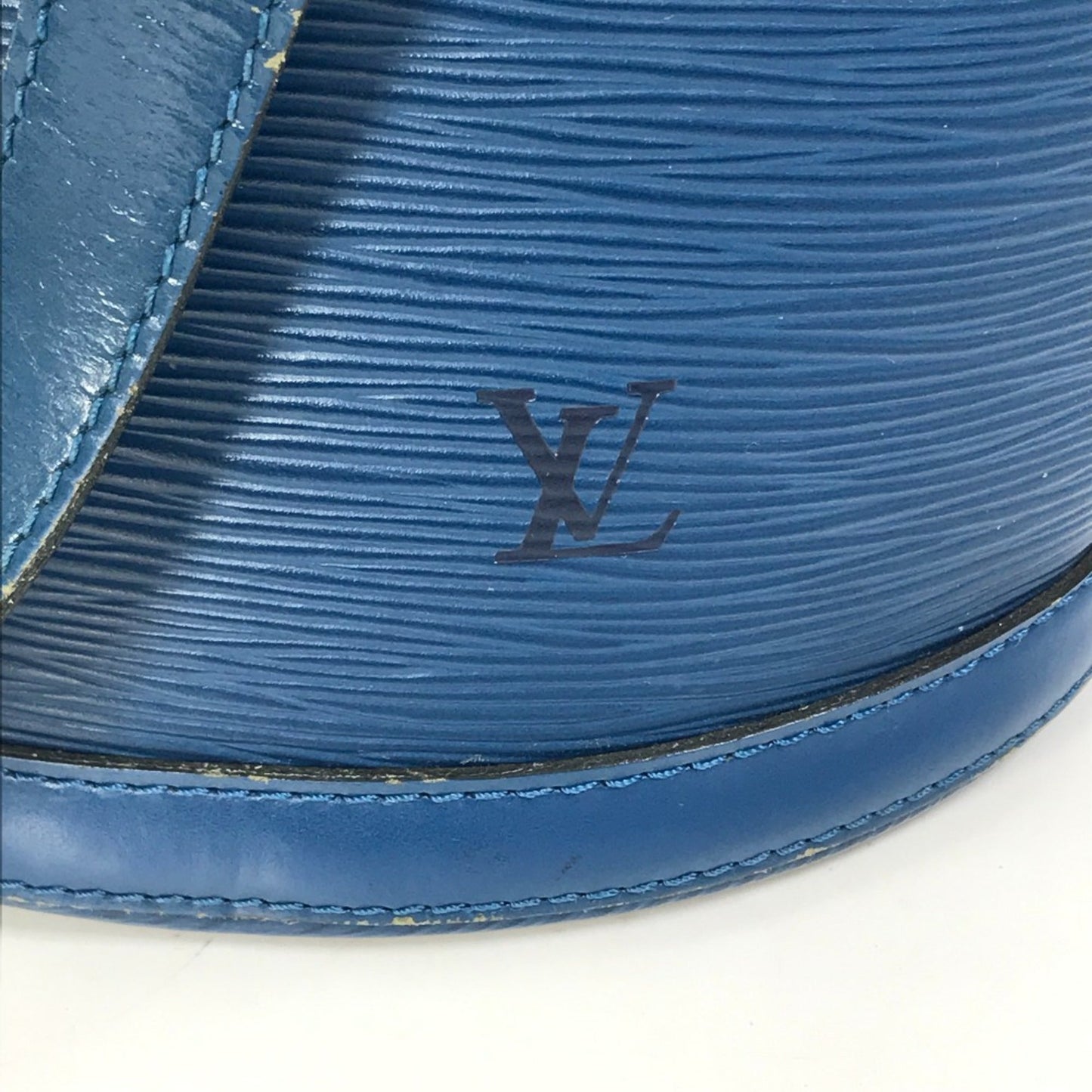 Louis Vuitton Blue Leather Shoulder Bag
