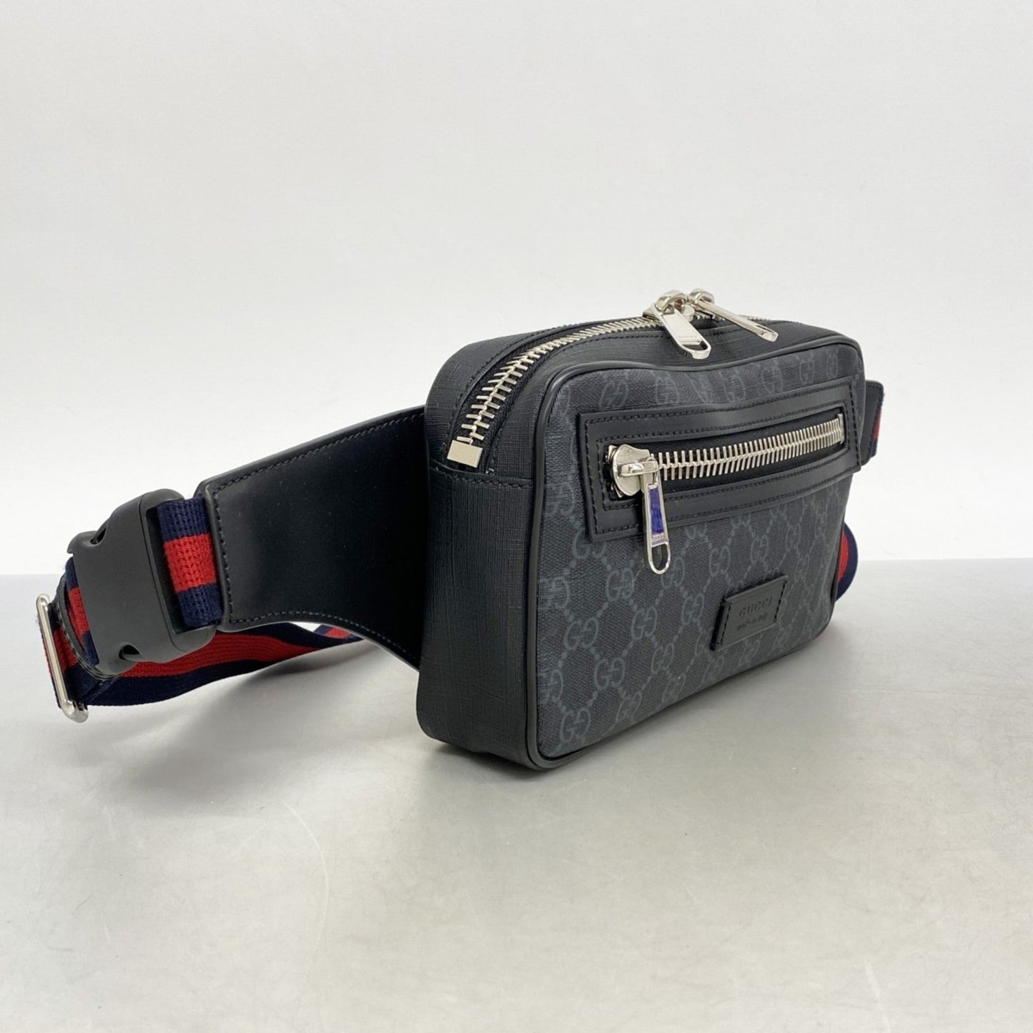 Gucci Black Pvc Fanny Pack