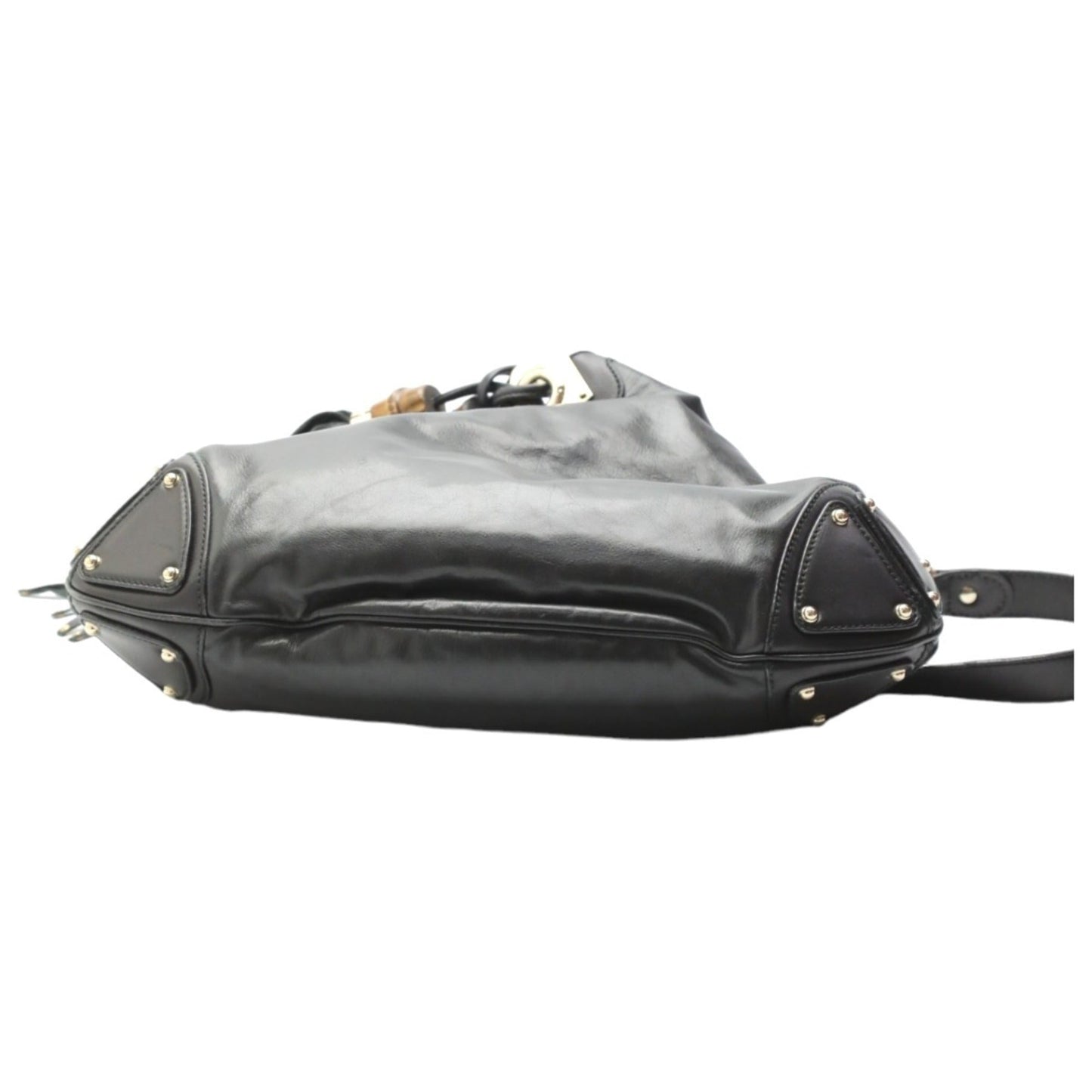 Gucci Black Leather Tote Bag