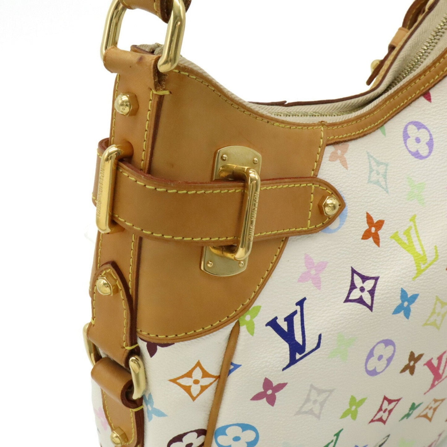 Louis Vuitton Monogram Multicolore Blanc Pvc Shoulder Bag