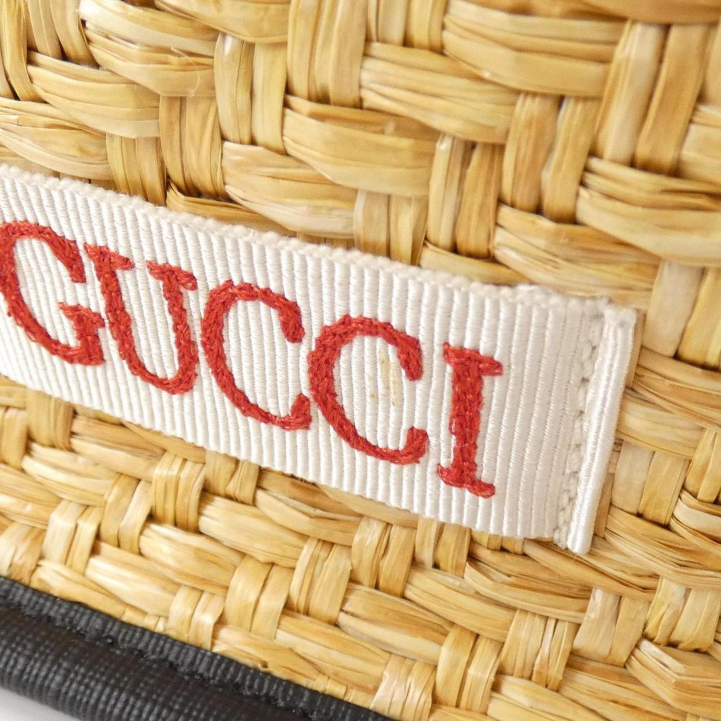 Gucci Black Fabric Canvas Handbag